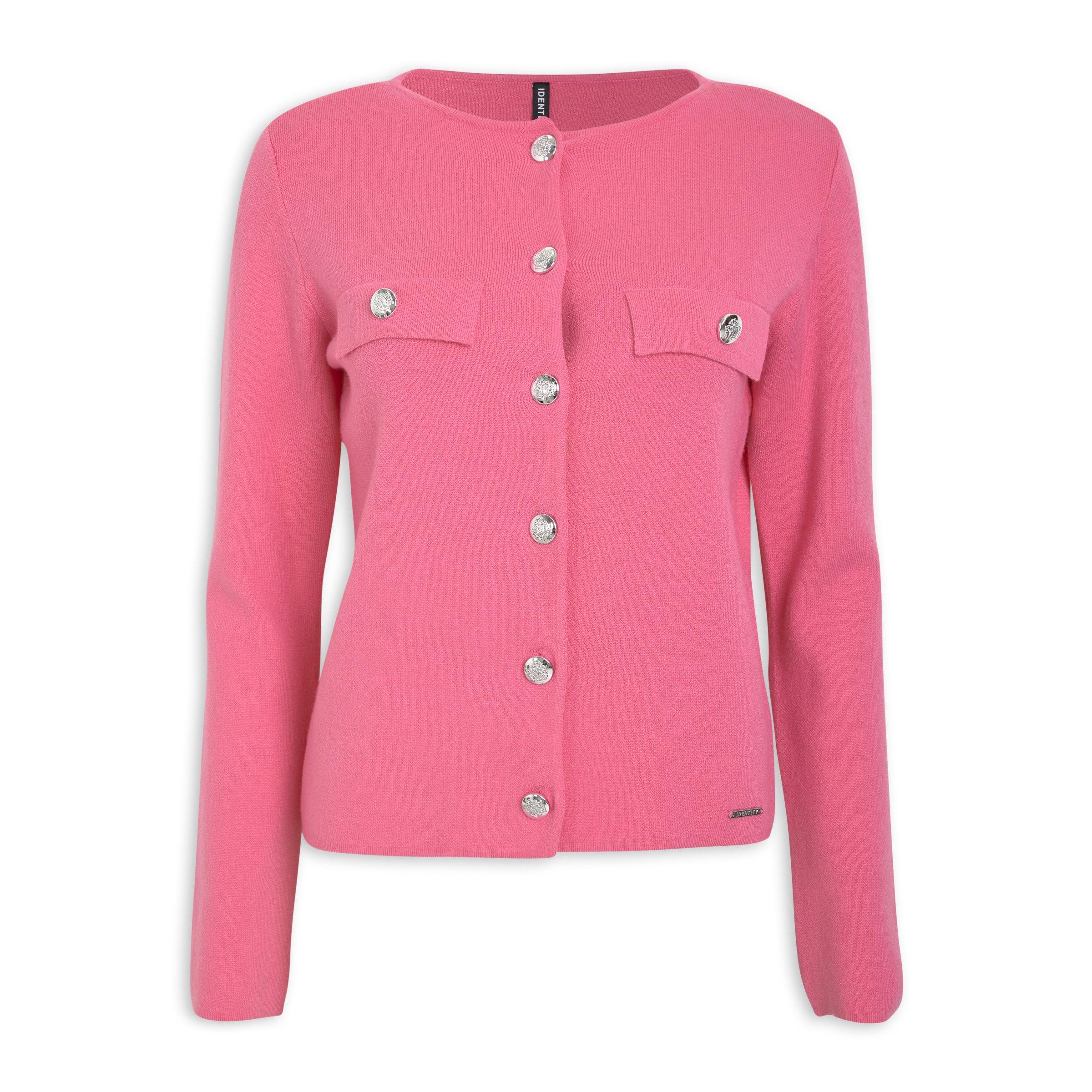Pinky Pink Cardigan with Pocket Detail (3197951) | Identity