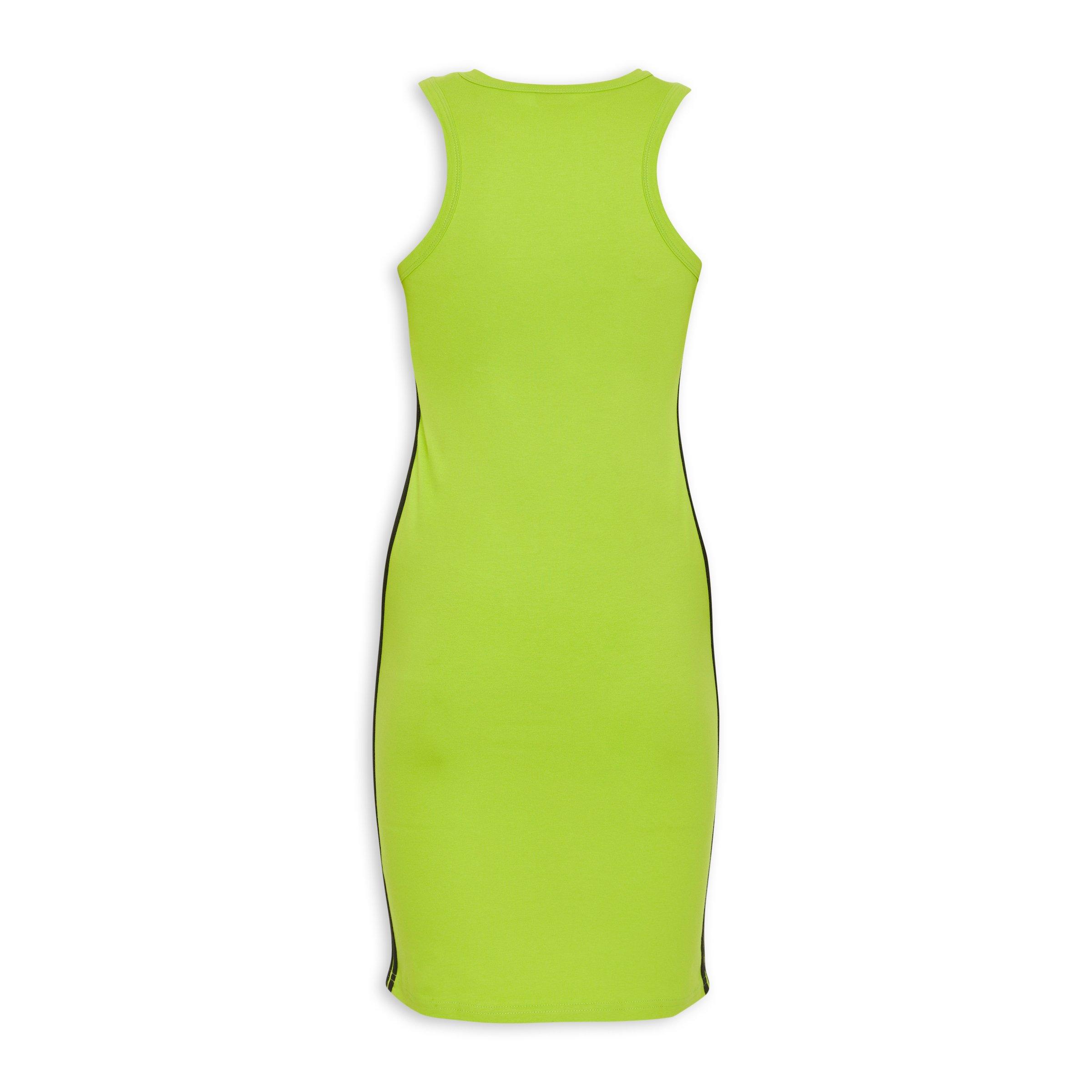 Lime Green Bodycon Dress (3198609) | Identity