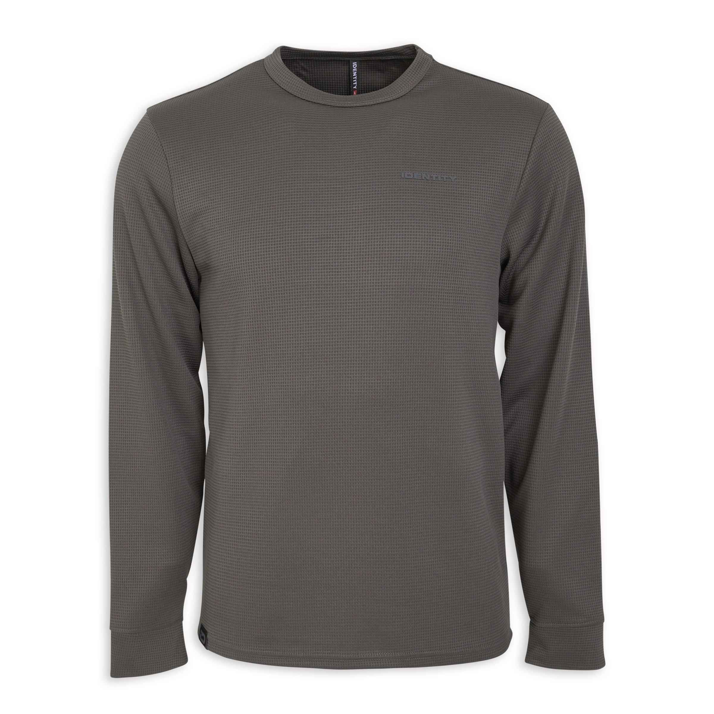 Charcoal Grey Long Sleeve T-shirt (3199110) | Identity
