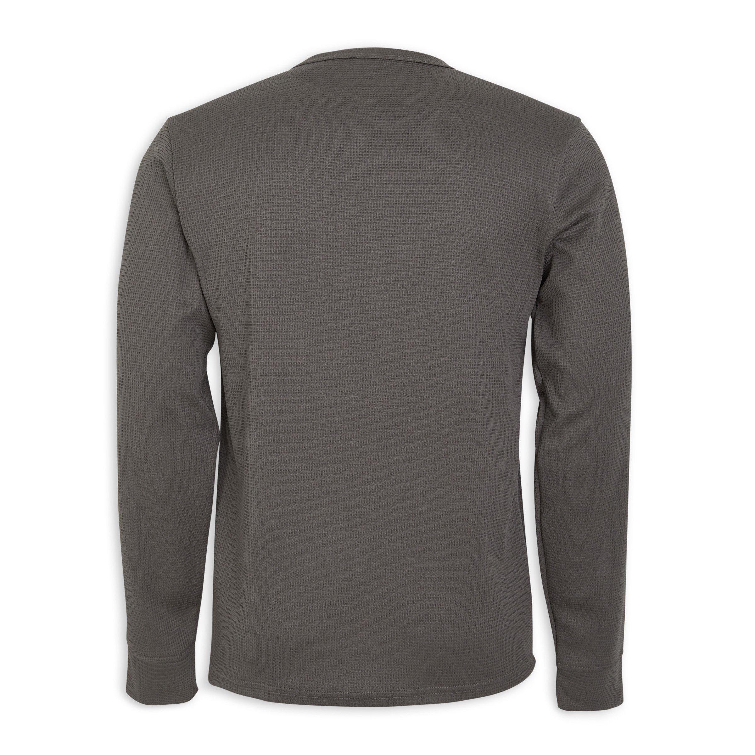 Charcoal Grey Long Sleeve T-shirt (3199110) | Identity