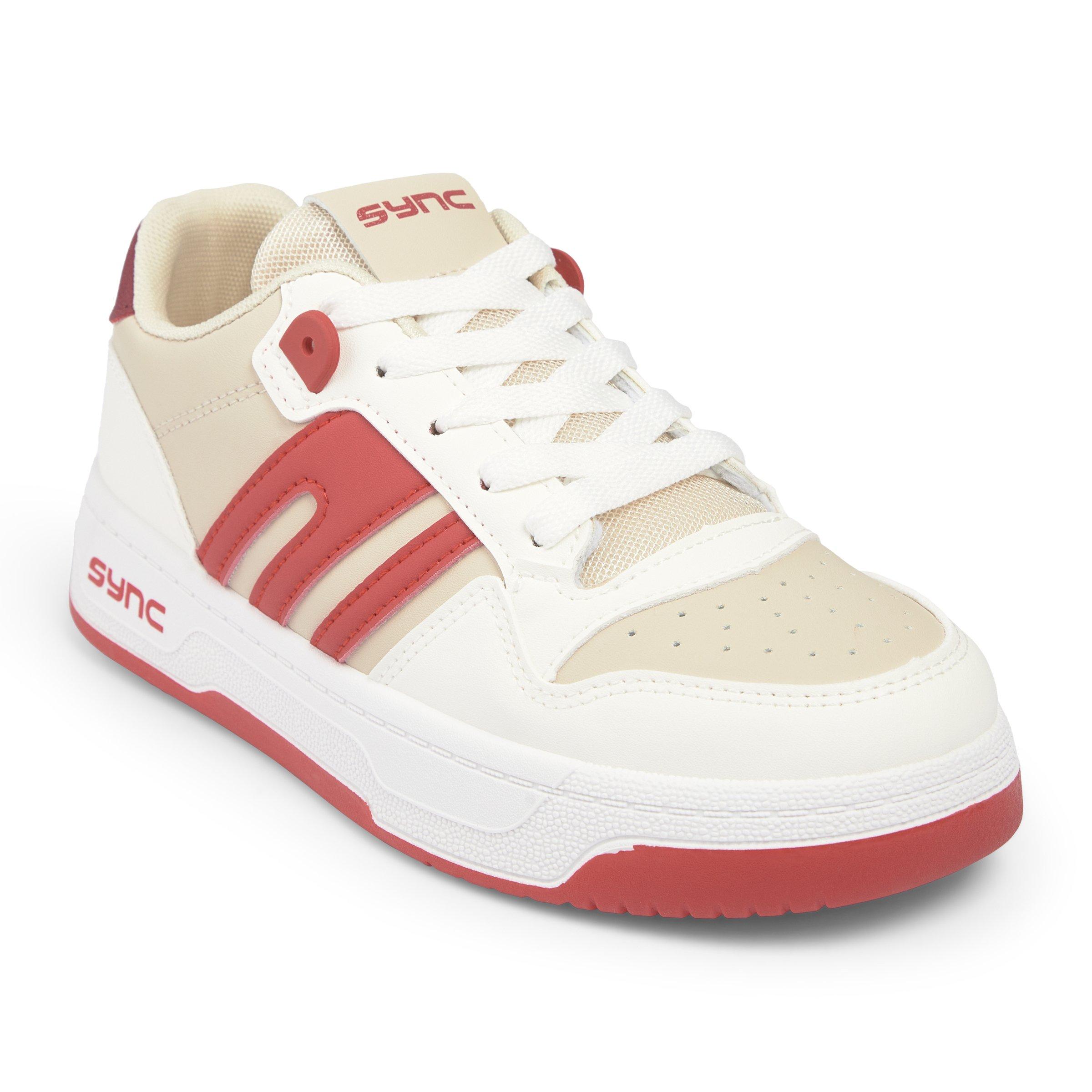 Red and Beige Sneaker (3199221) | Identity X Sync