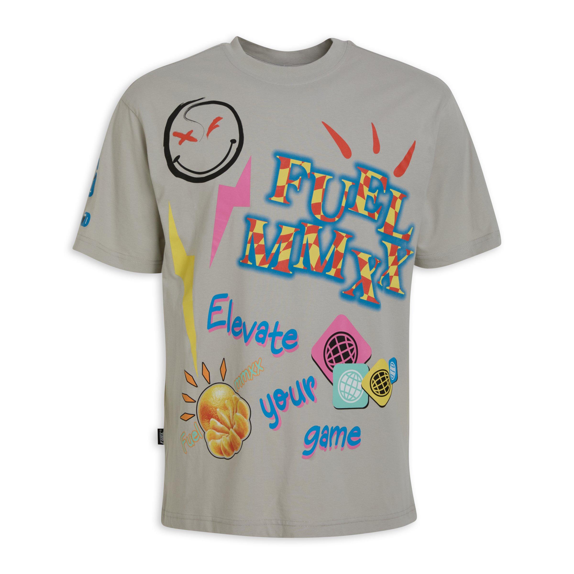 Grey Graphic T-shirt (3199575) | Fuel