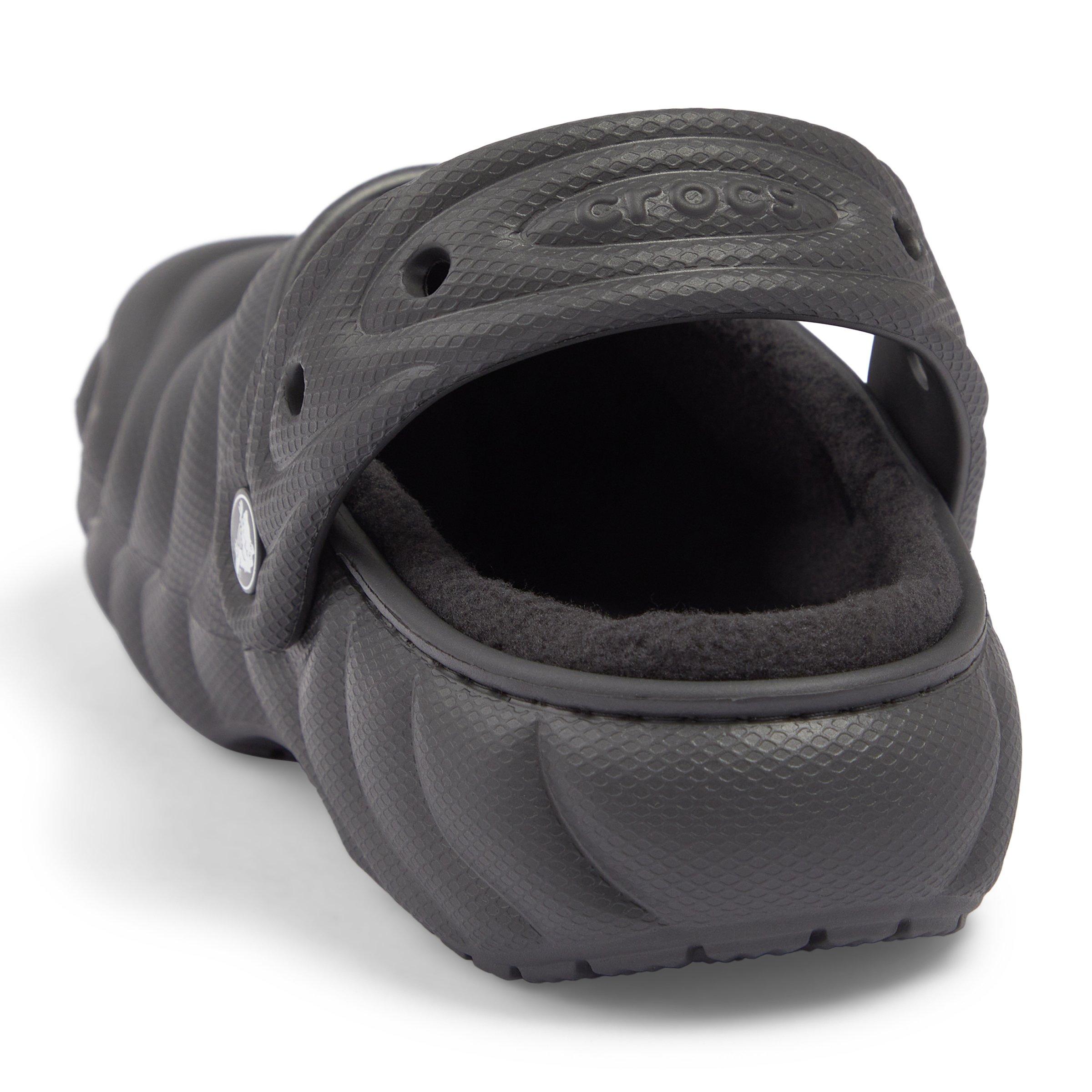 Black Crocs Classic Lined Overpuff Clog (3199924) | Crocs