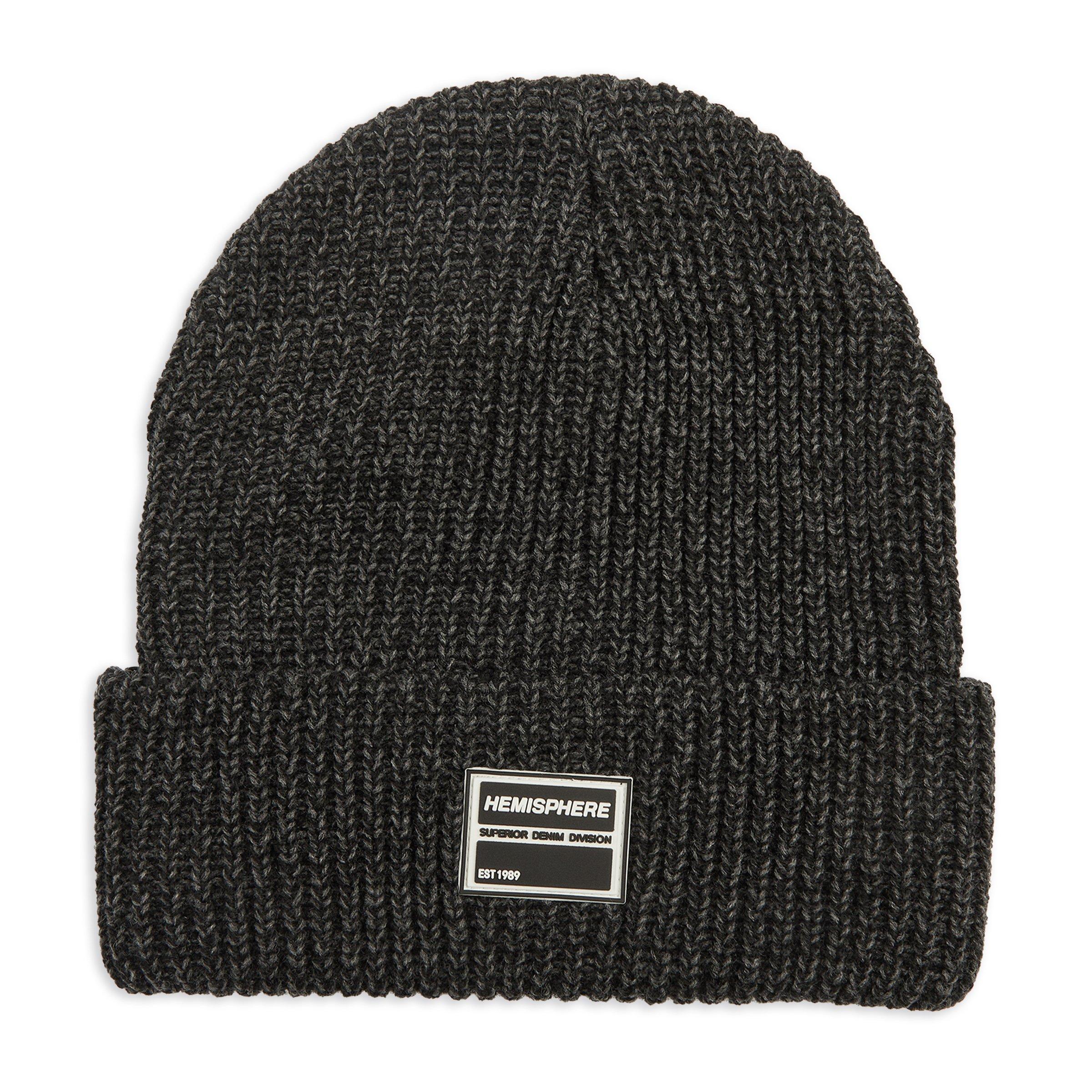 Black and Grey Beanie (3200657) | Hemisphere