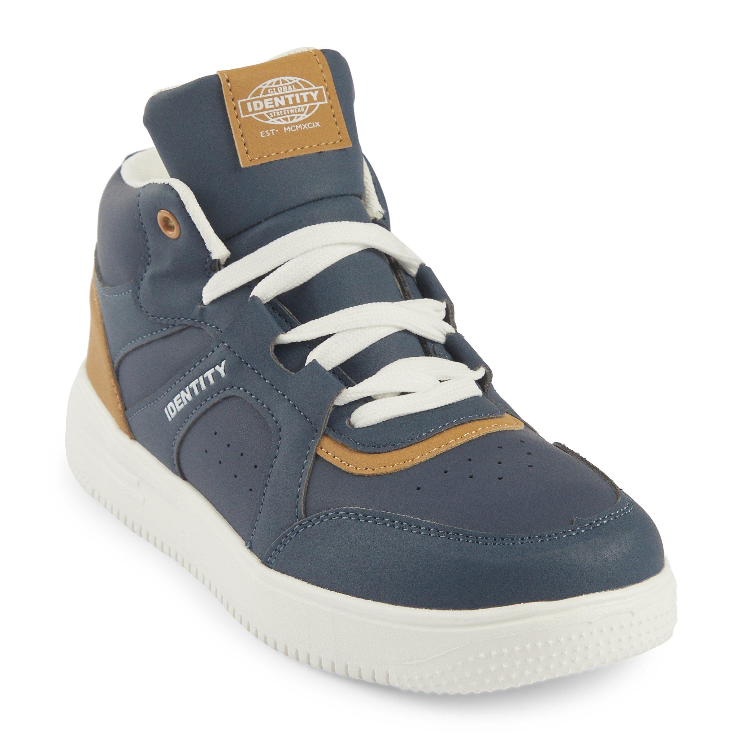 Boys Navy Colourblocked Sneakers (3200766) | Identity