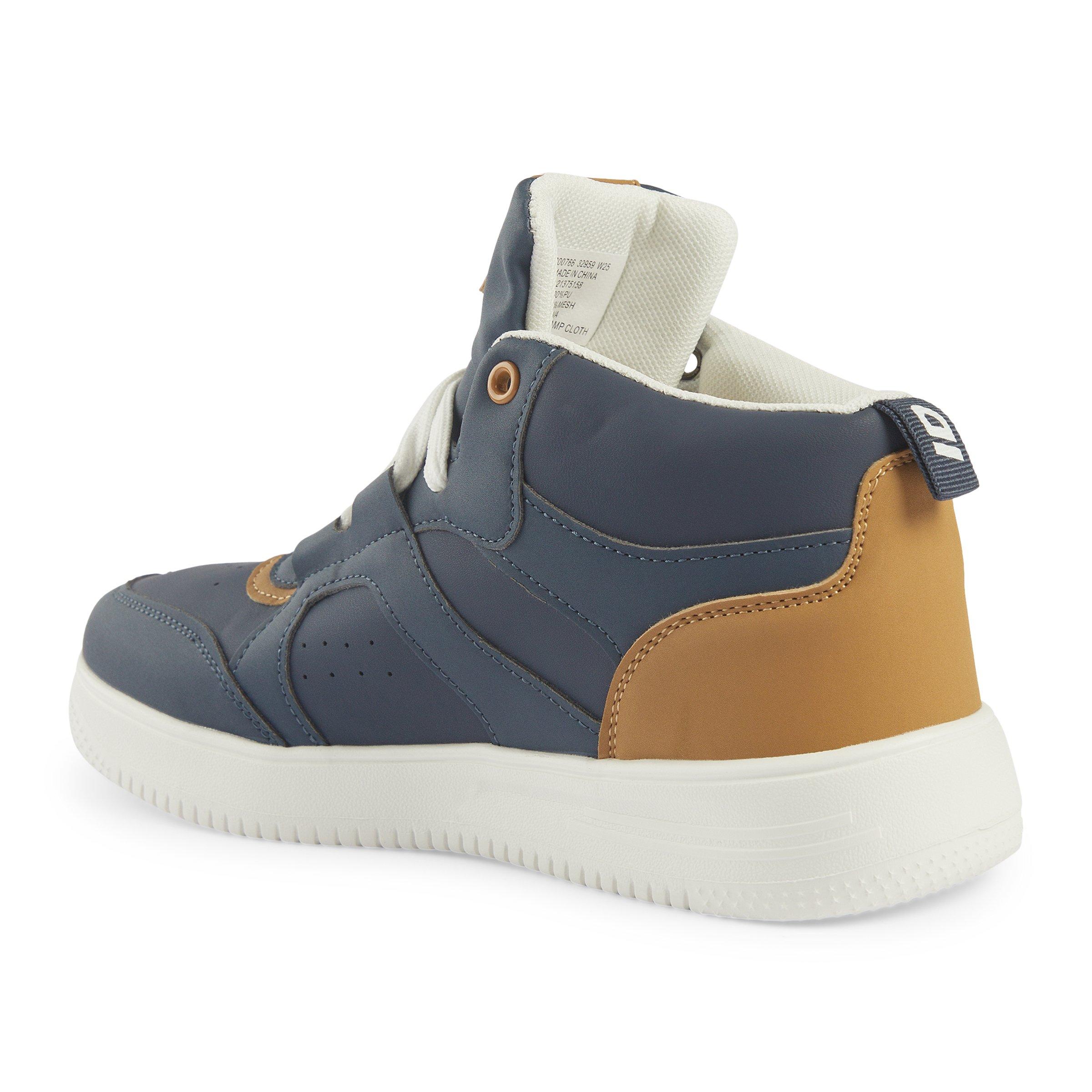 Boys Navy Colourblocked Sneakers (3200766) | Identity