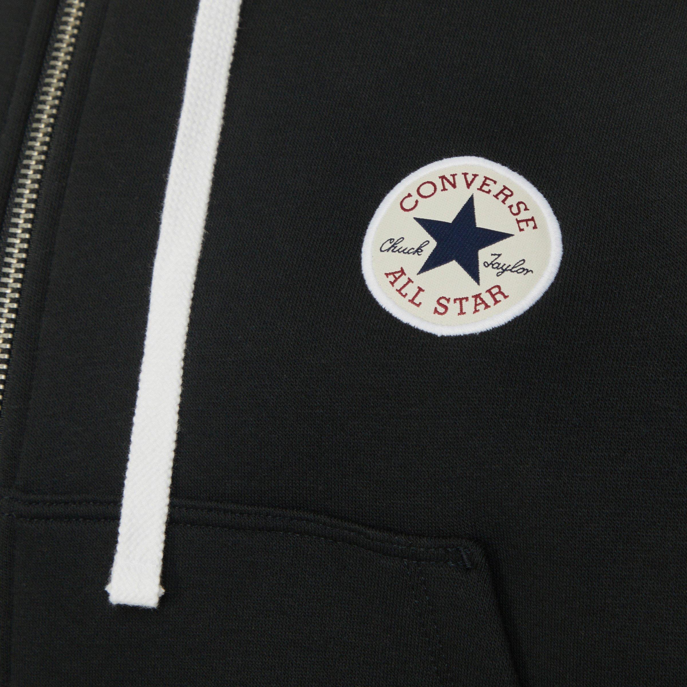 Black Retro Full-Zip Hoodie (3200850) | Converse