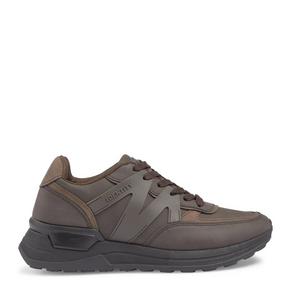 Dark Brown Runner Sneakers