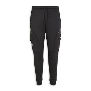 Black Utility Jogger Pants