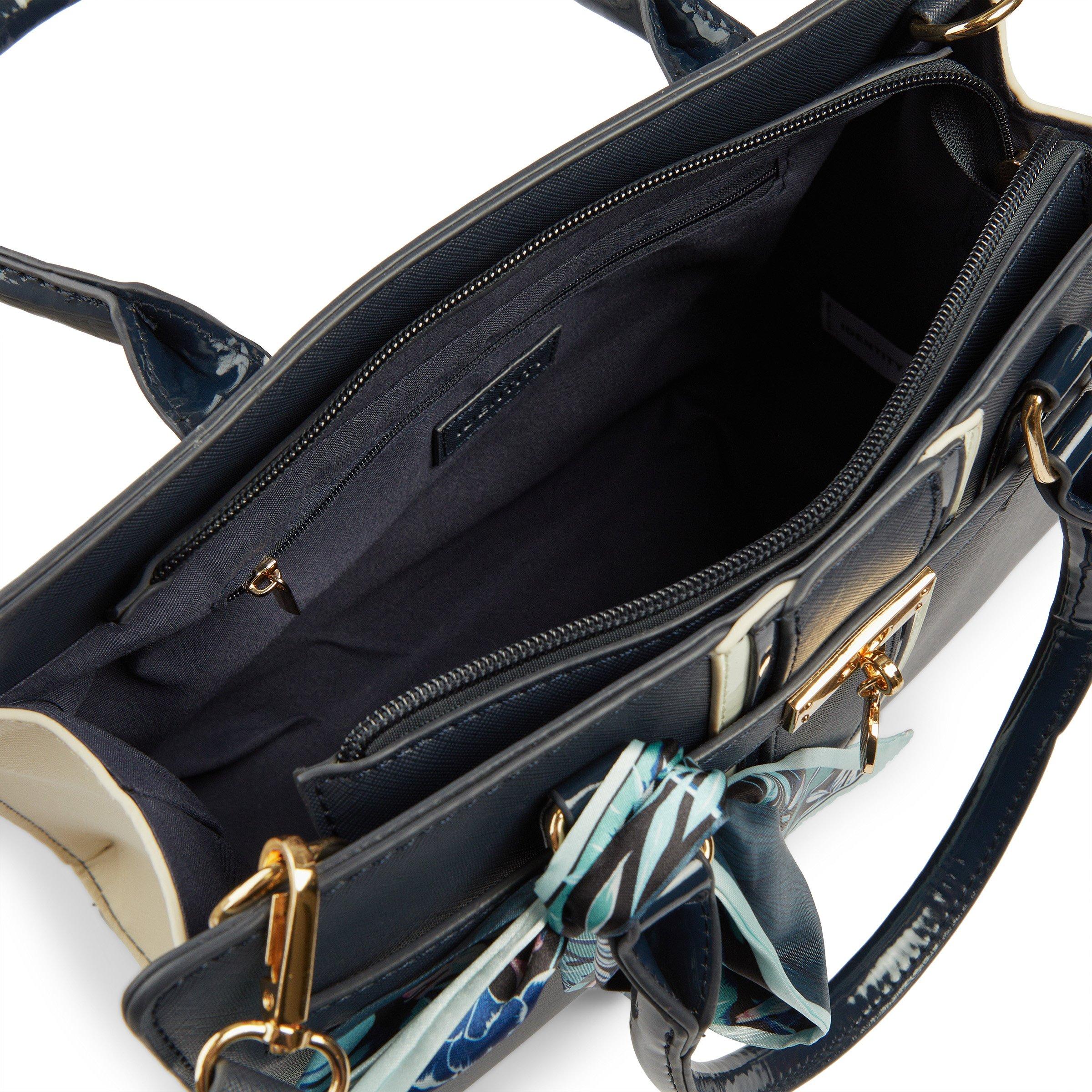 Navy Tote Bag with Scarf (3201475) | Identity