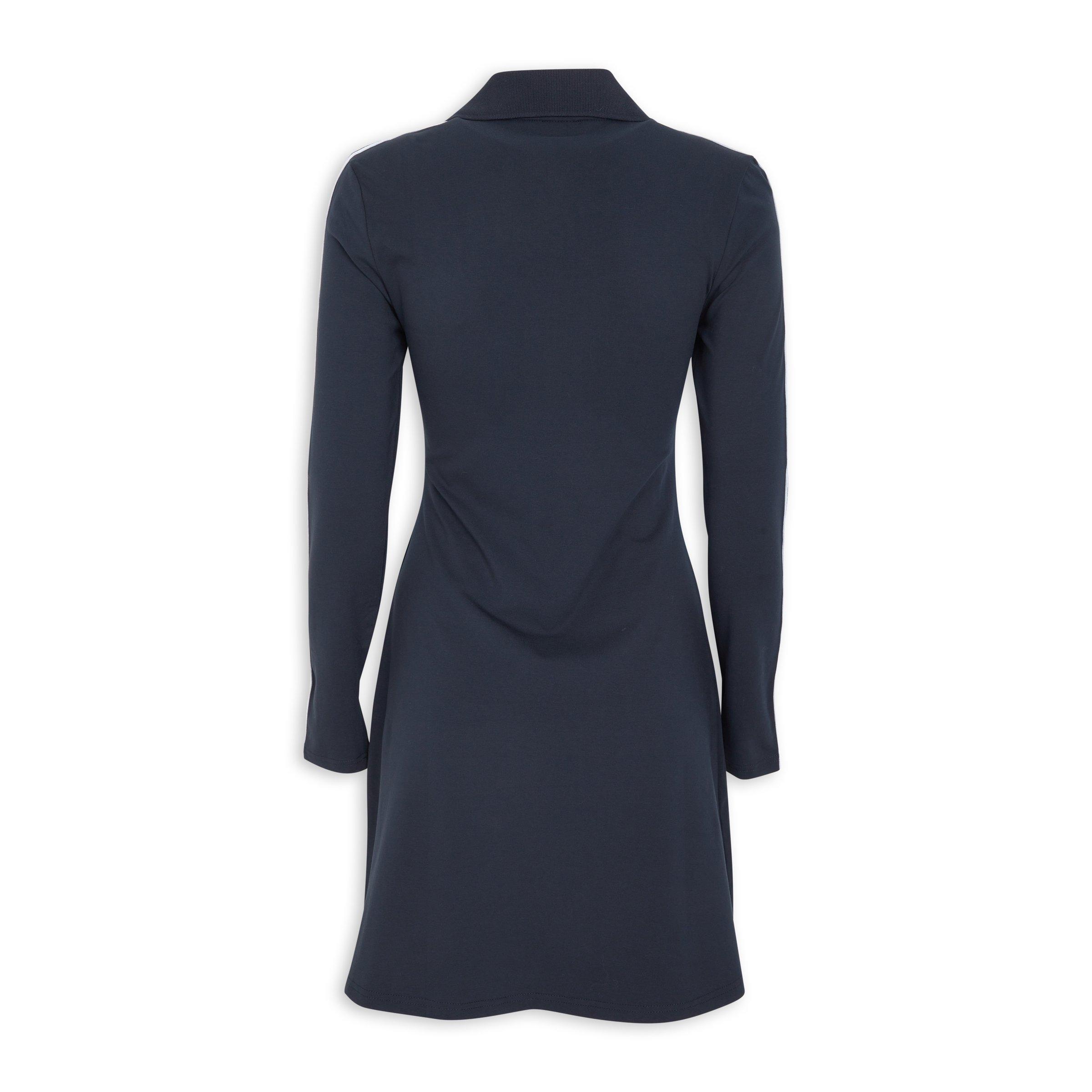 Navy Long Sleeve Bodycon Dress (3201960) | Identity