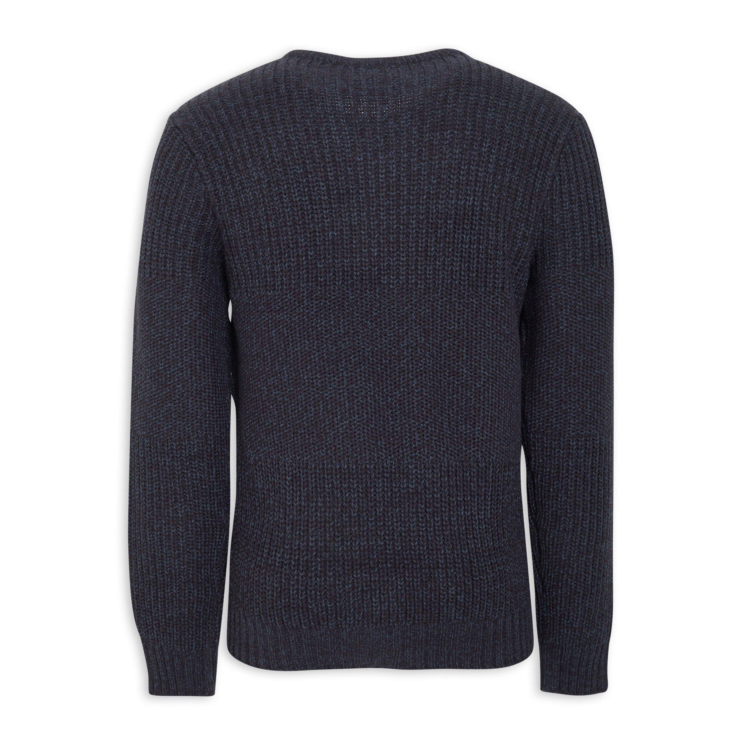 【XL】SEESEECREW KNIT (KNIT SEW) NAVY シーシー Navy Knit Jersey (3202230) | Identity