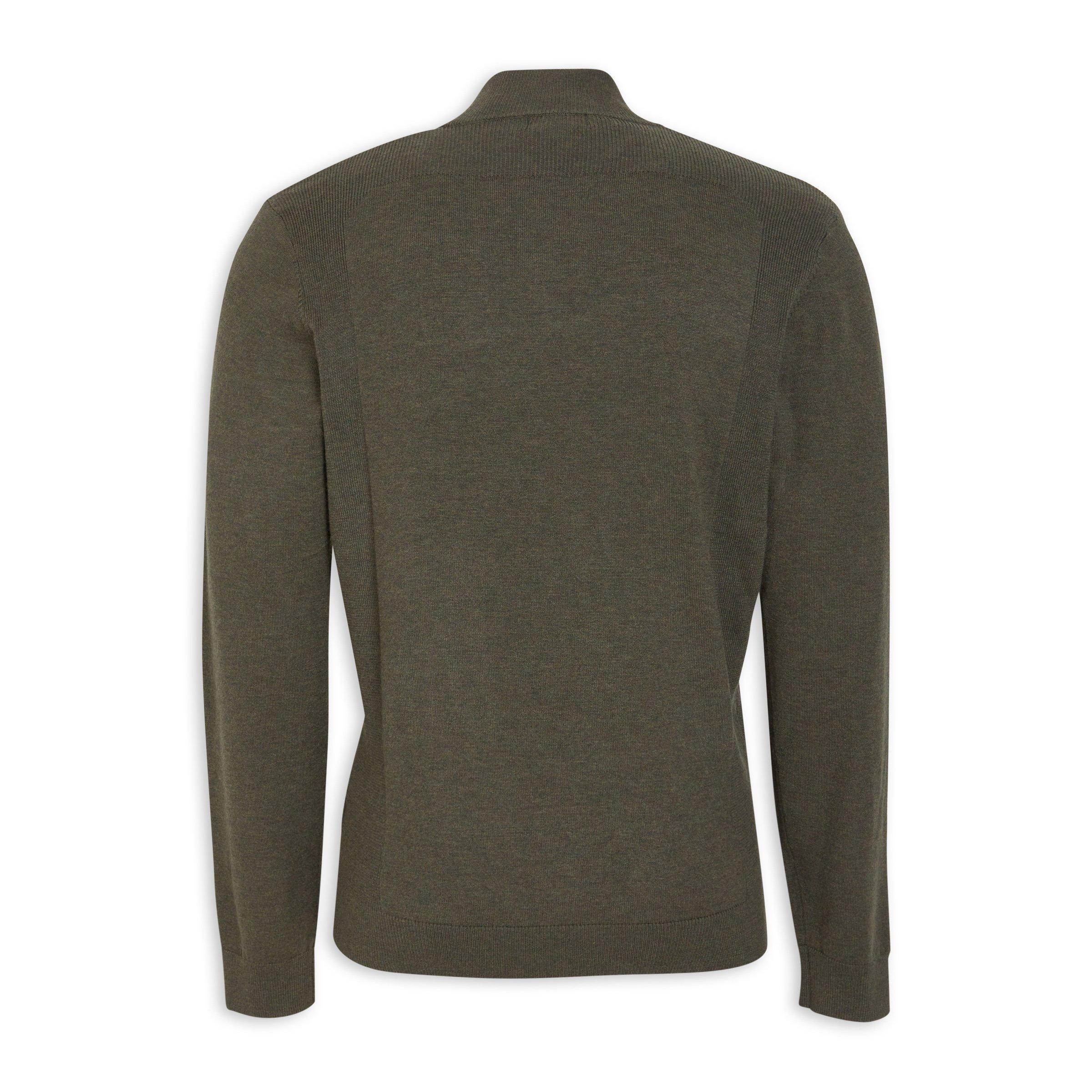 りー Green Quarter-zip Jersey (3203174) | Truworths Man