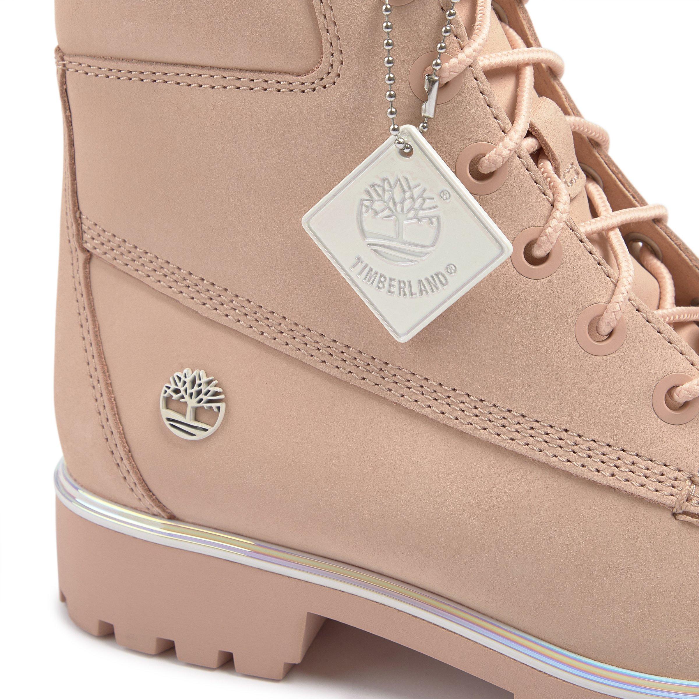 Pink Premium Inch Lace Up Waterproof Boot