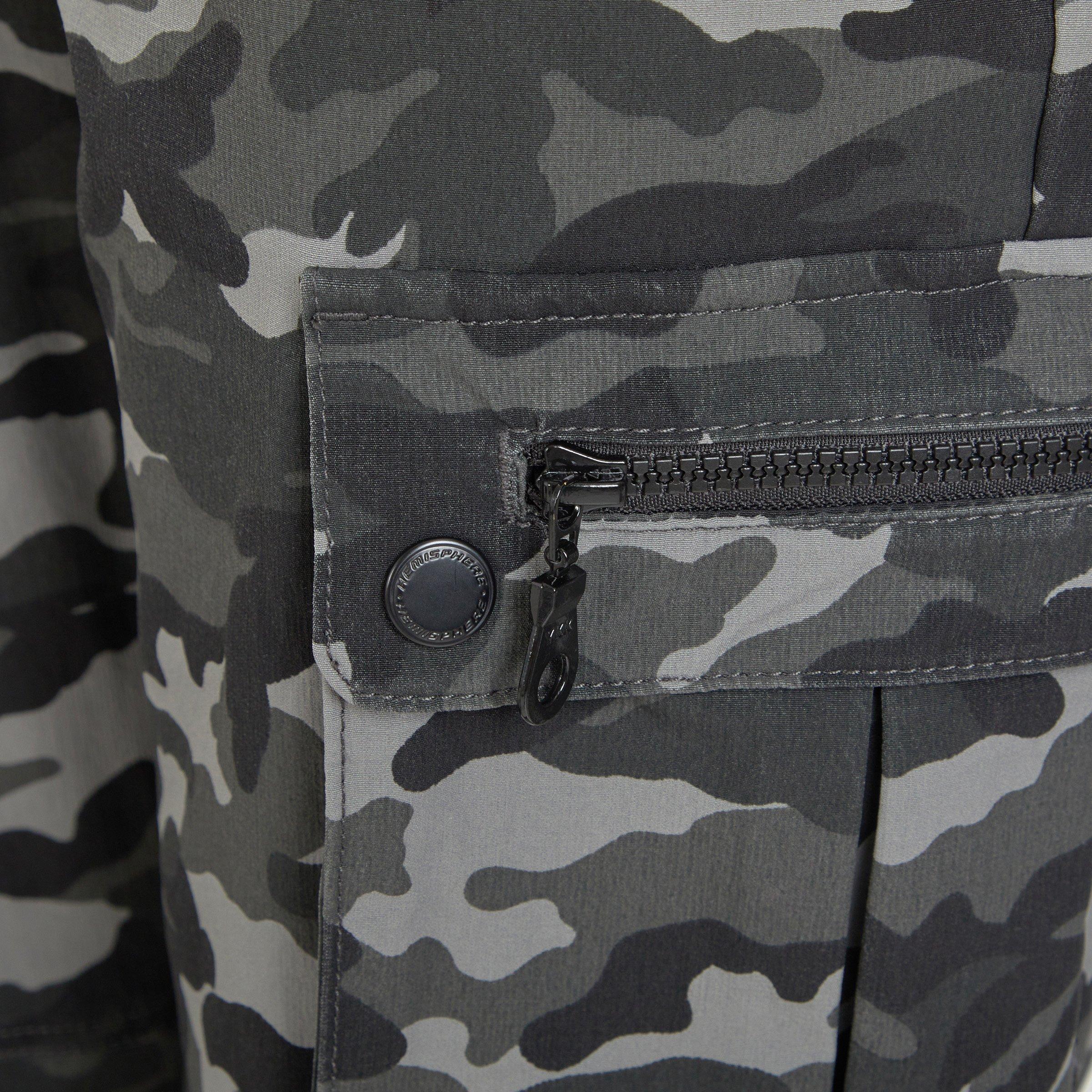 Grey Camo Print Cargo Jogger Pants (3205325) | Hemisphere