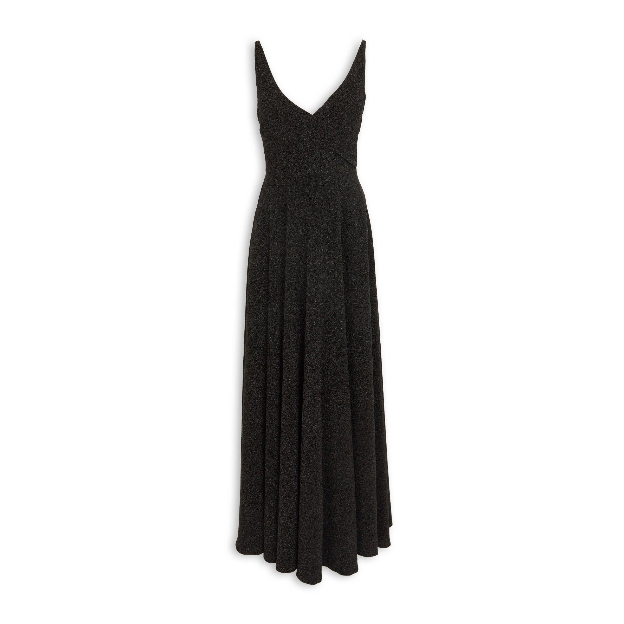 Black Sparkle Maxi Dress (3205487) | Miss Port