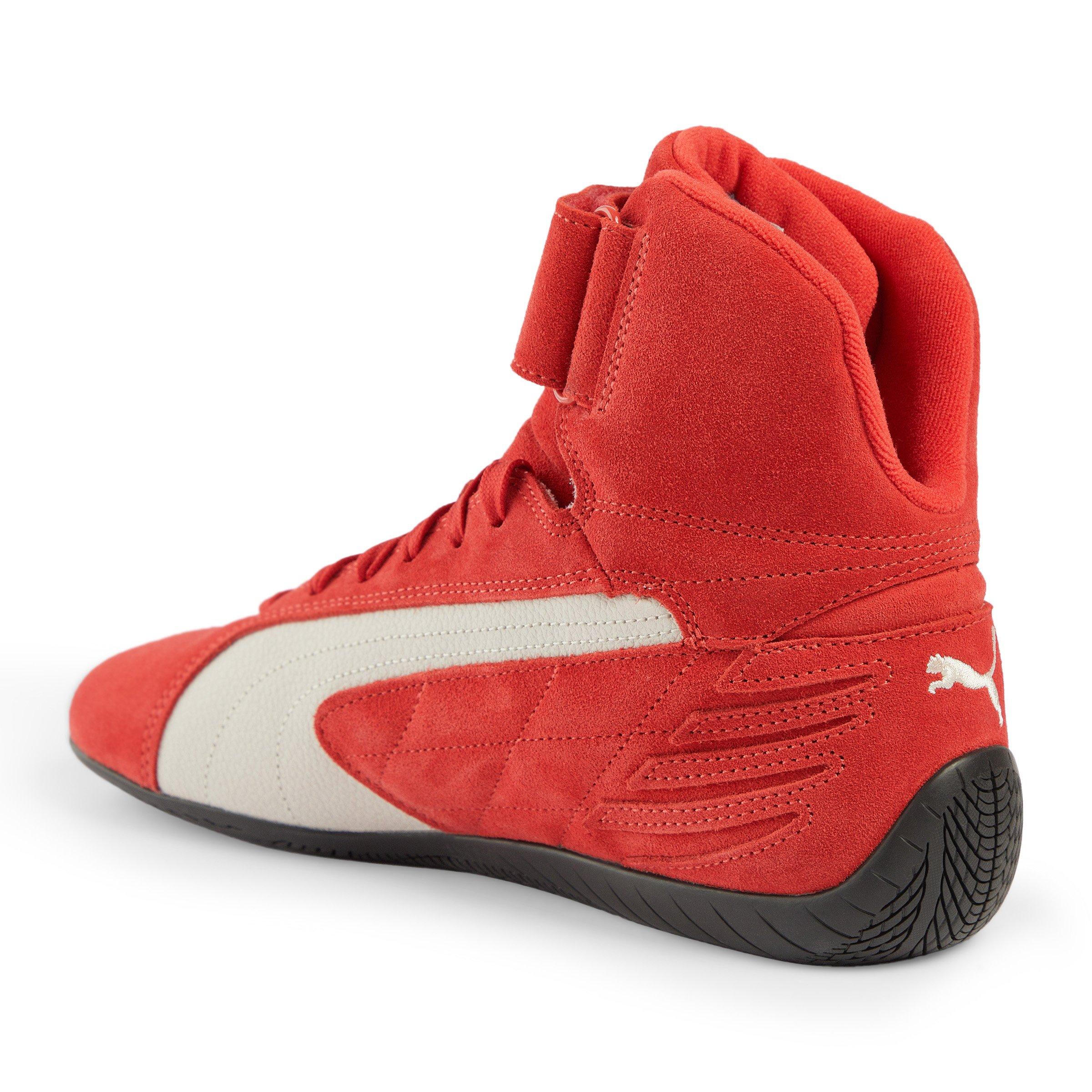 PUMA スエード レッドカジュアルシューズ (speedcat) PUMA SPEEDCAT OG PUMA RED-PUMA WHITE（プーマ スピードキャット OG