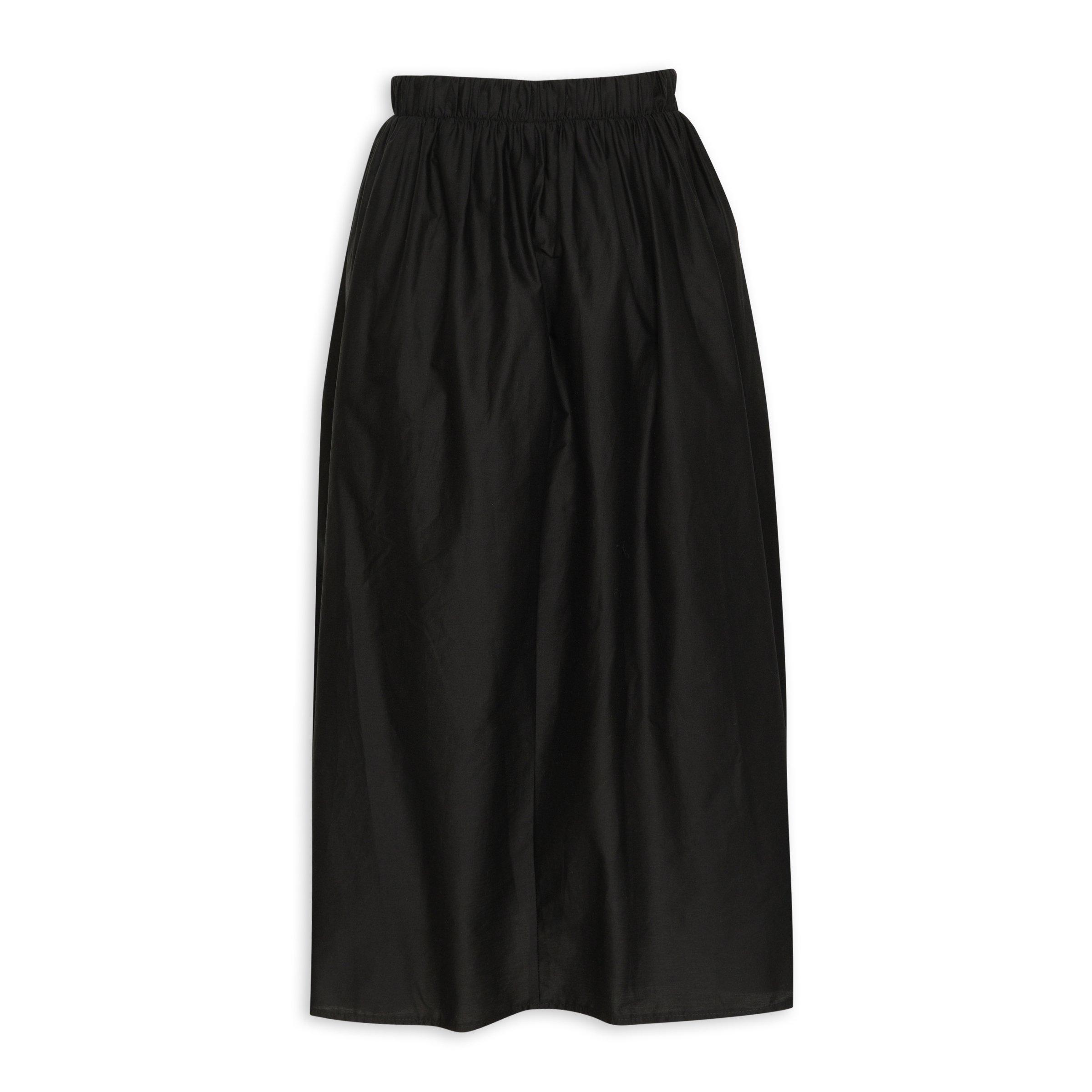 Black A-line Skirt (3206186) | Identity