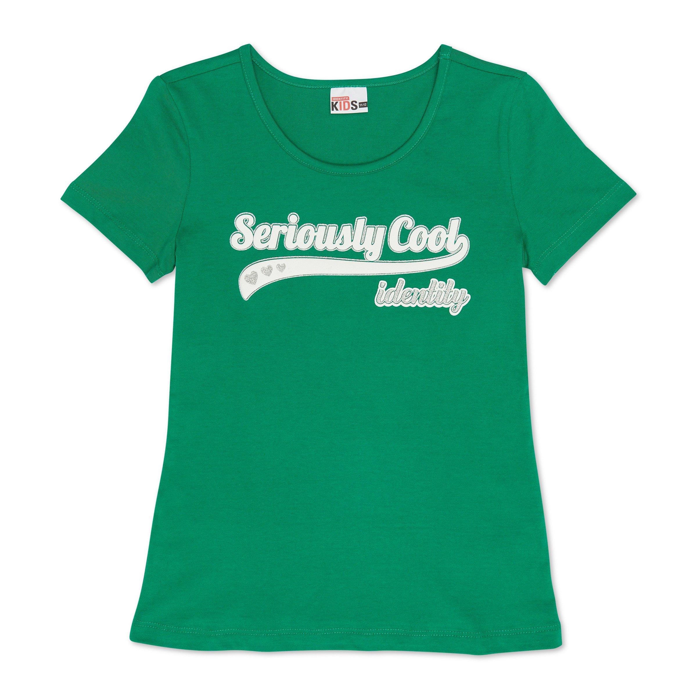 Girls Green Graphic T-shirt (3206834) | Identity
