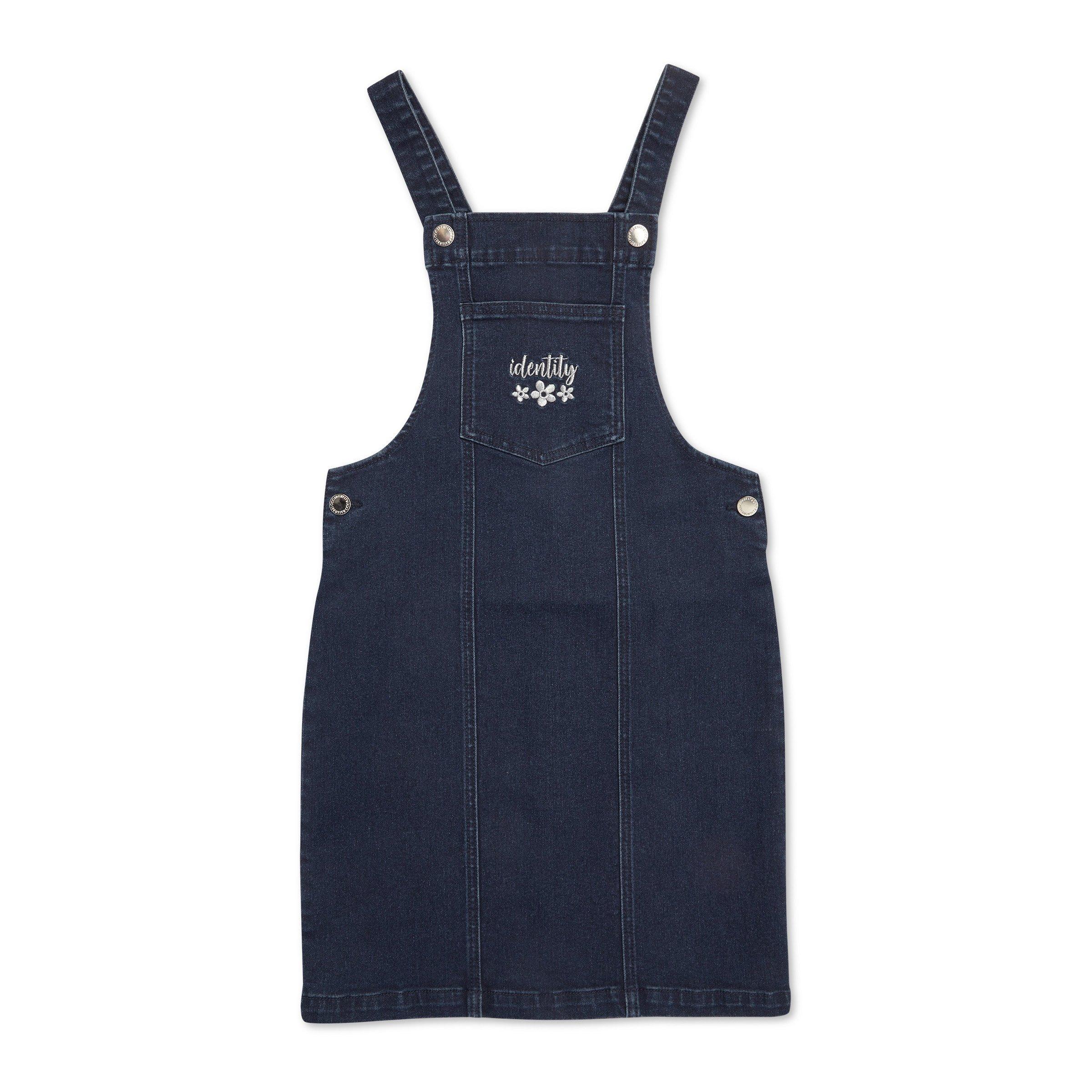 Girls Denim Pinafore Dress (3207110) | Identity