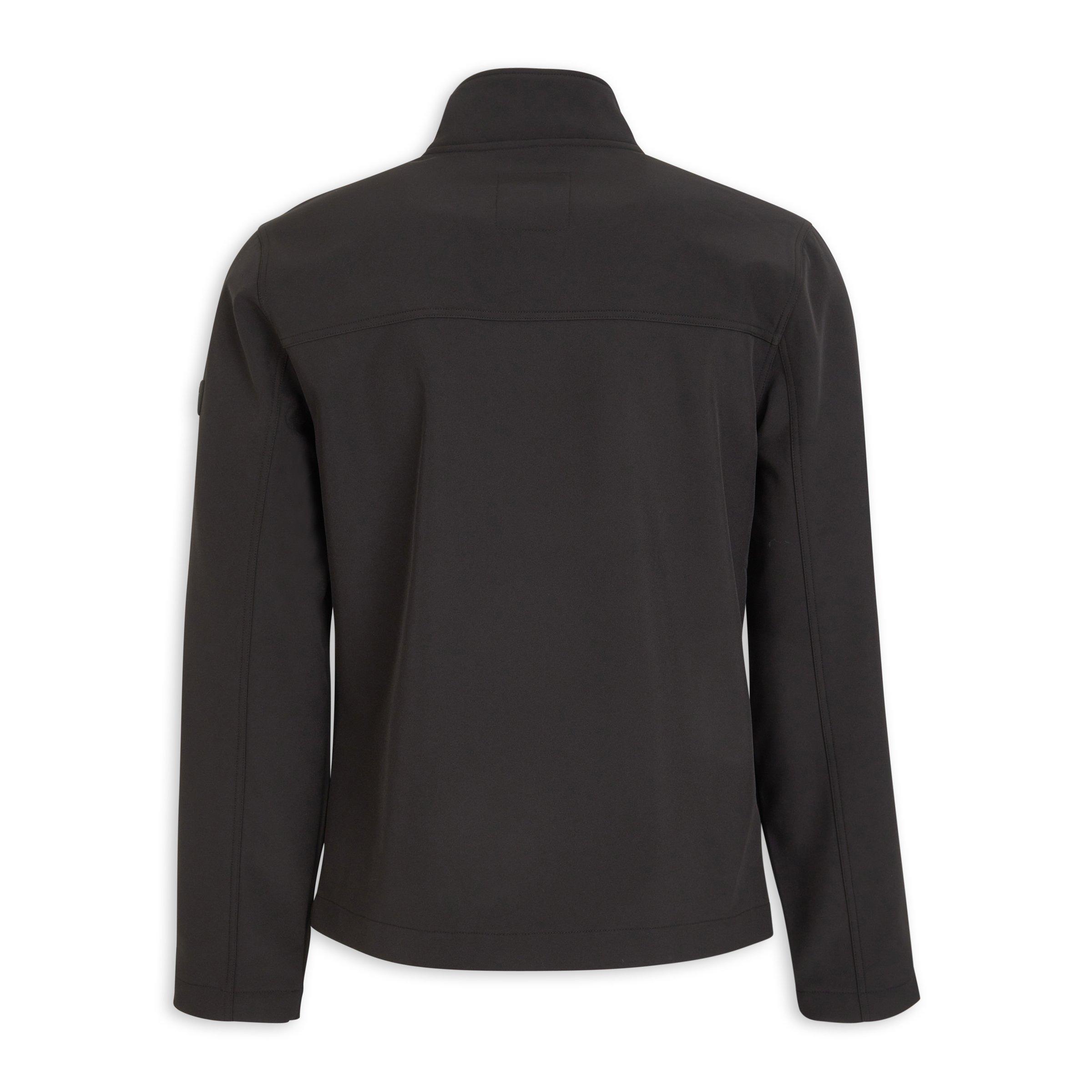 Black Zip-through Soft Shell Jacket (3207849) | Identity