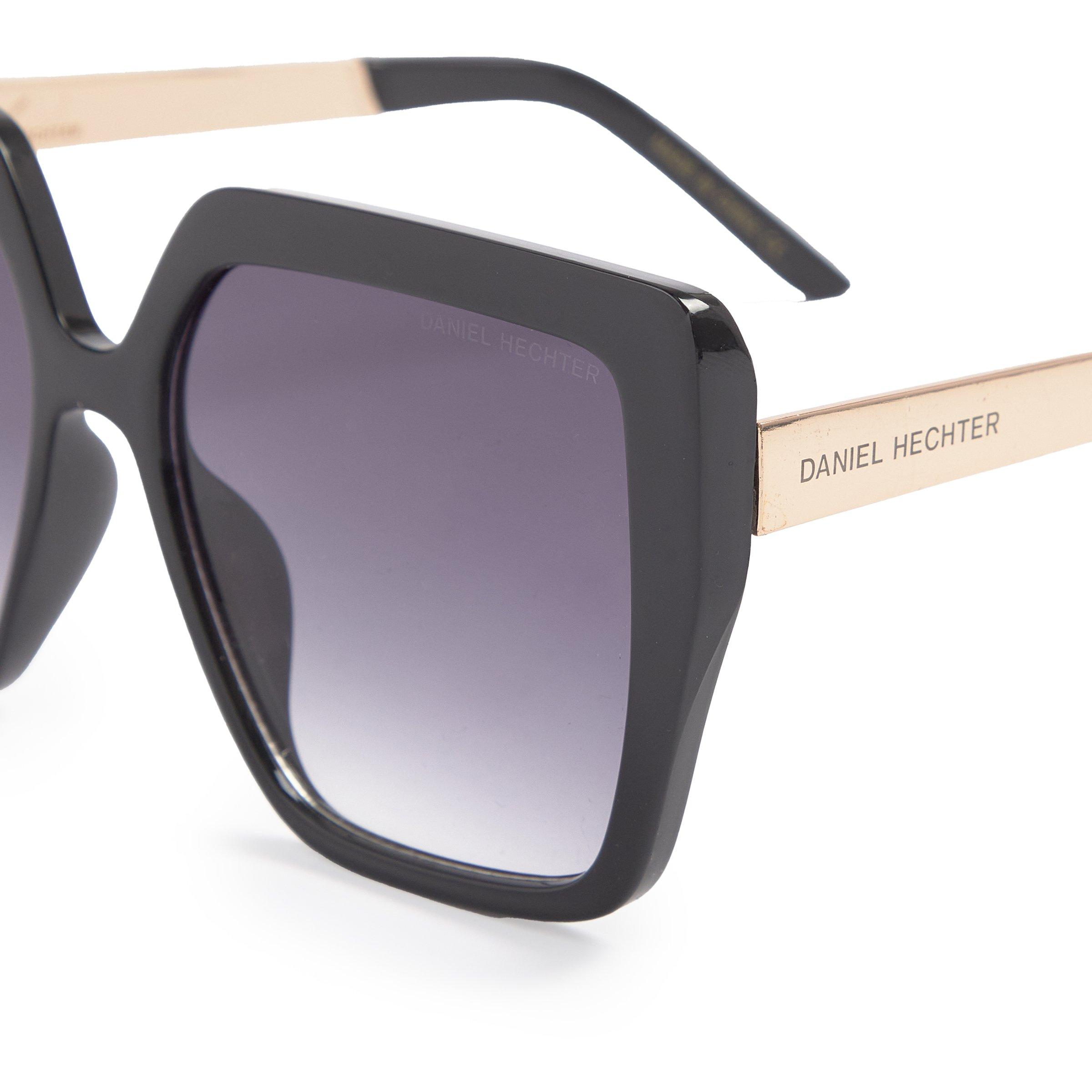 Black Cat-Eye Oversized Sunglasses (3207930) | Daniel Hechter