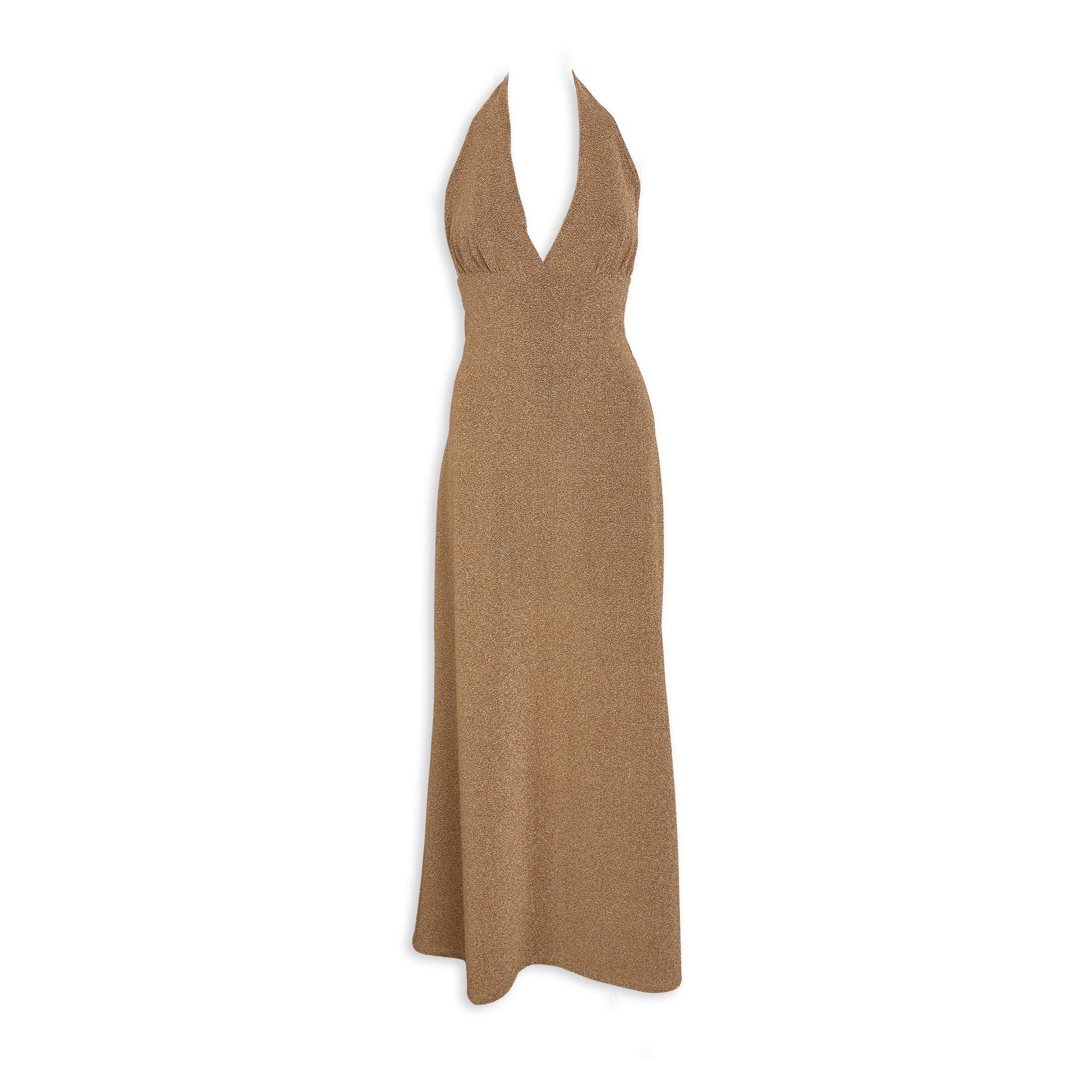 slim fit dress slacks Fendi Lurex Dress