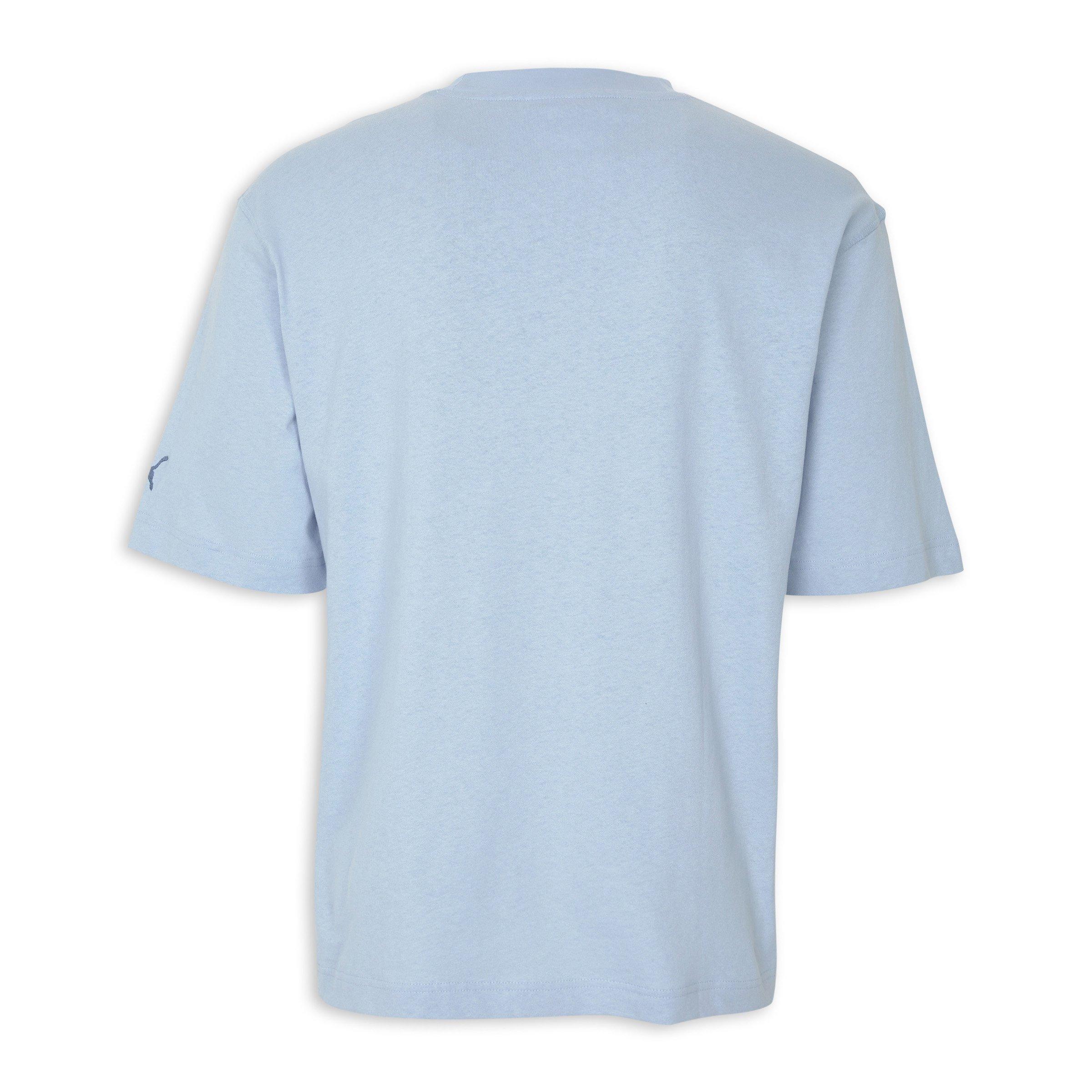 Blue Boxy Fit Graphic Tee (3208654) | Puma