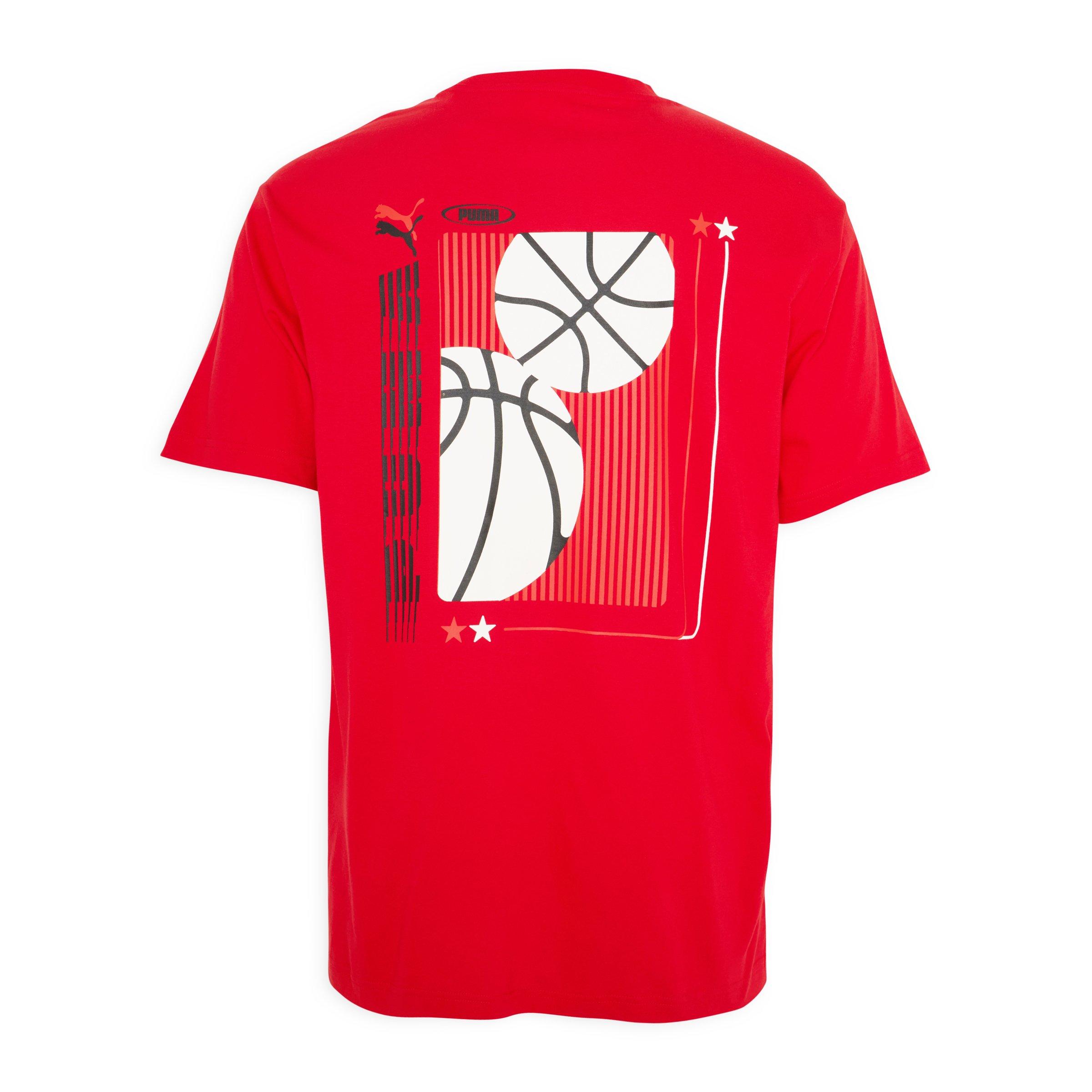 Red Graphic Relaxed T-shirt (3208657) | Puma