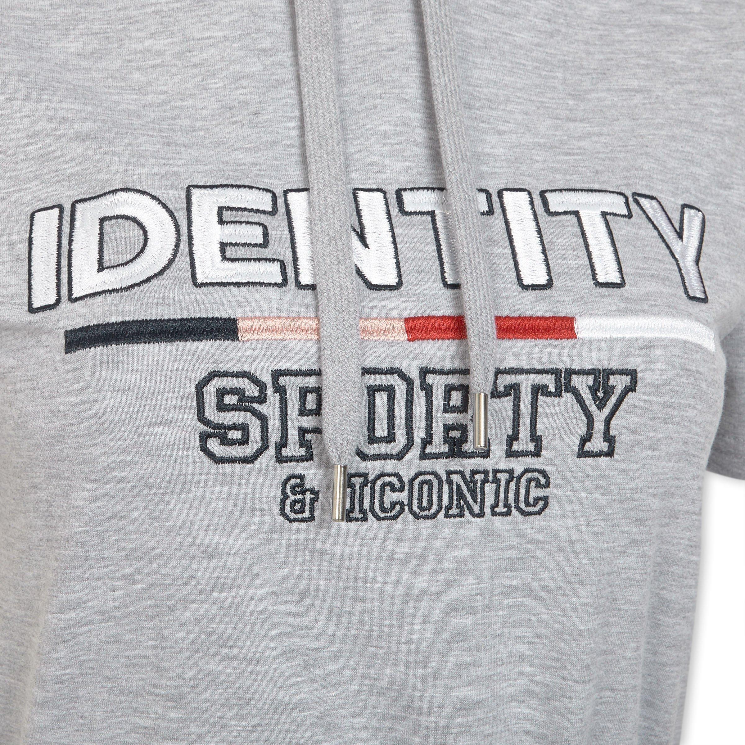 Grey Hooded Sporty Dress (3208820) | Identity