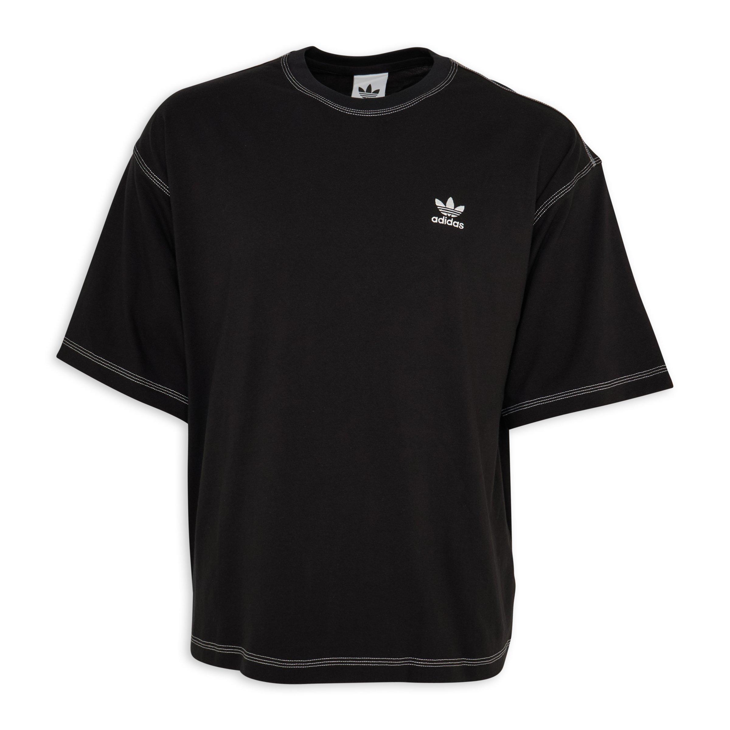 FCLS ブラック Tシャツ Mサイズ Trefoil Essentials T-shirt (3208881) | Adidas