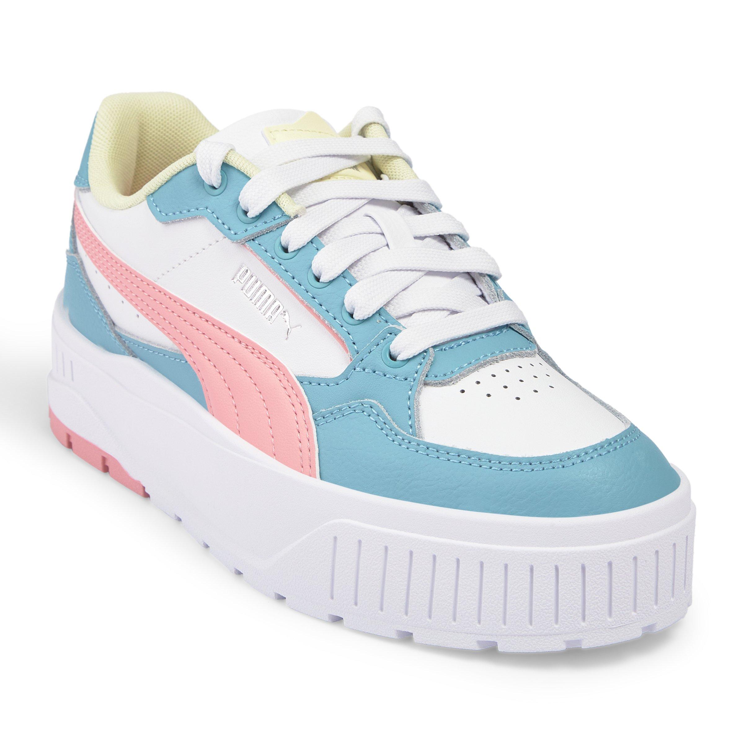 White and Blue Karmen II IDOL Sneakers (3209413) | Puma Kids