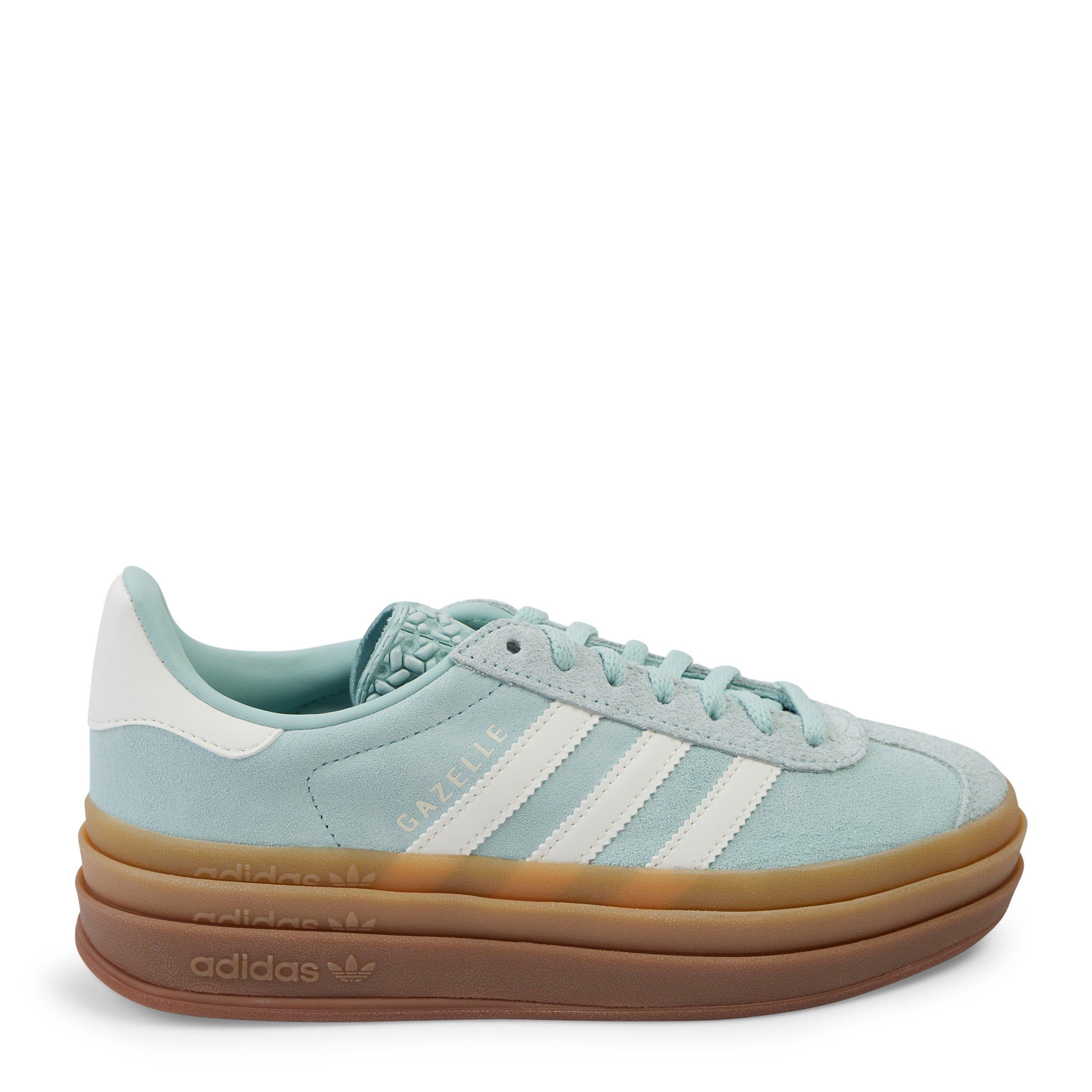 adidas gazelle silver green womens adidas Gazelle Bold Womens Lifestyle Shoes Green Blue Final Sale IE1370 –  Shoe Palace main image 1