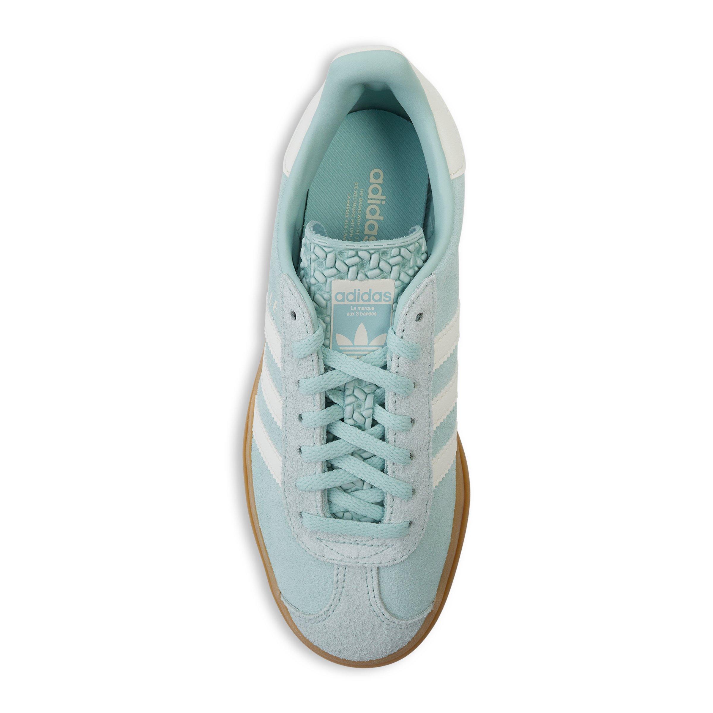adidas gazelle silver green womens adidas Gazelle Bold - GS main image 0