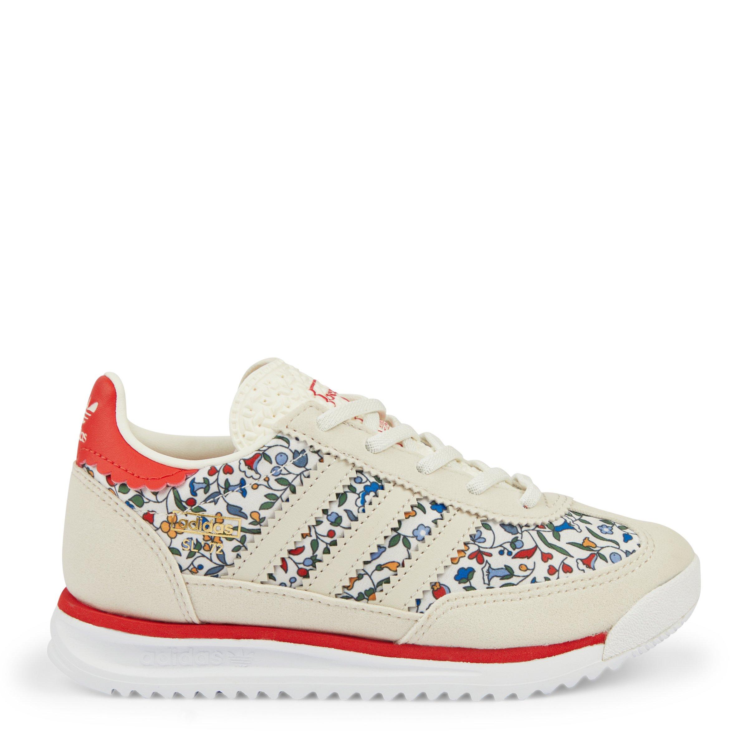 White SL 72 RS X Liberty London Elastic Lace (3210219) | Adidas Kids