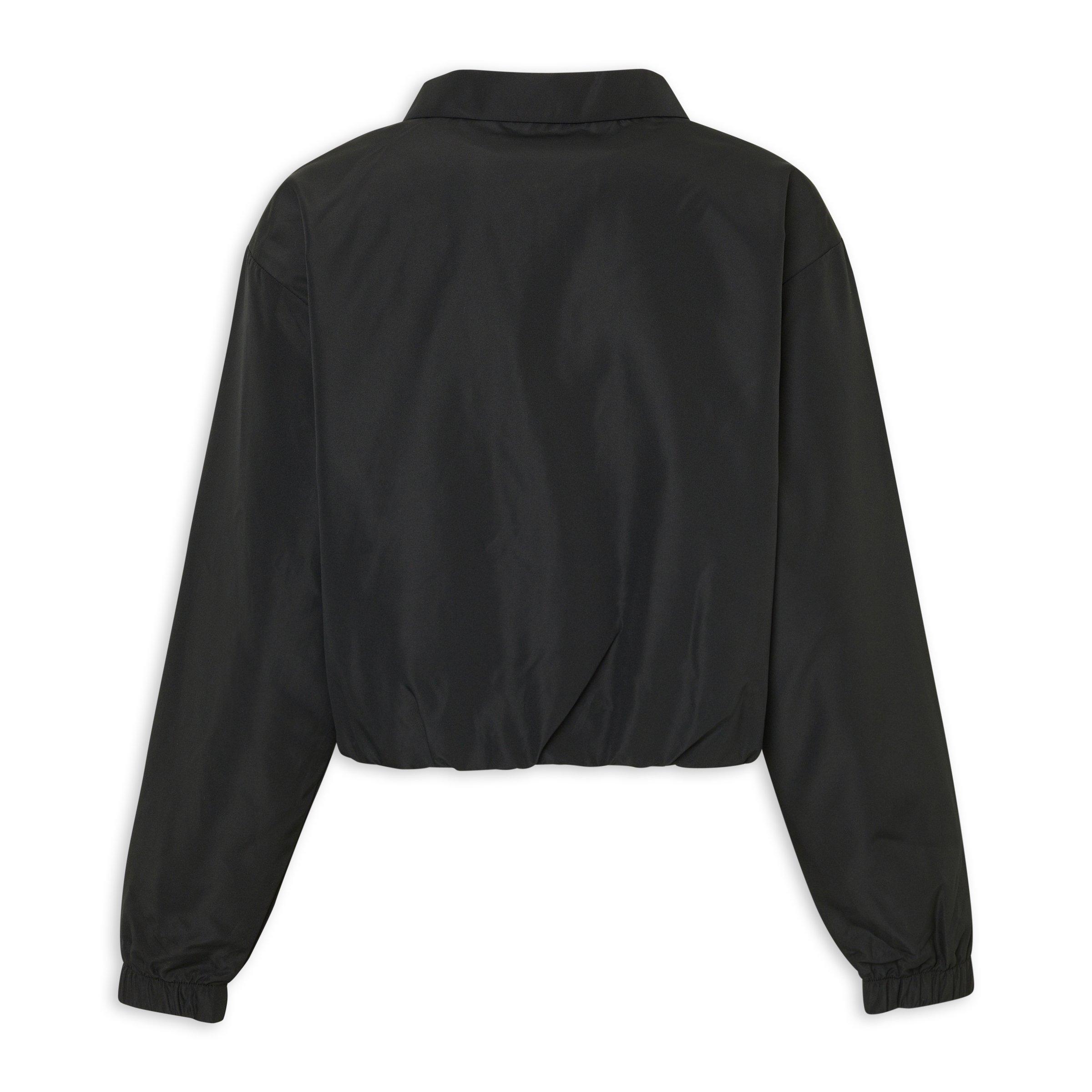 Black Brooklyn Cropped Bomber Jacket (3210242) | Reebok