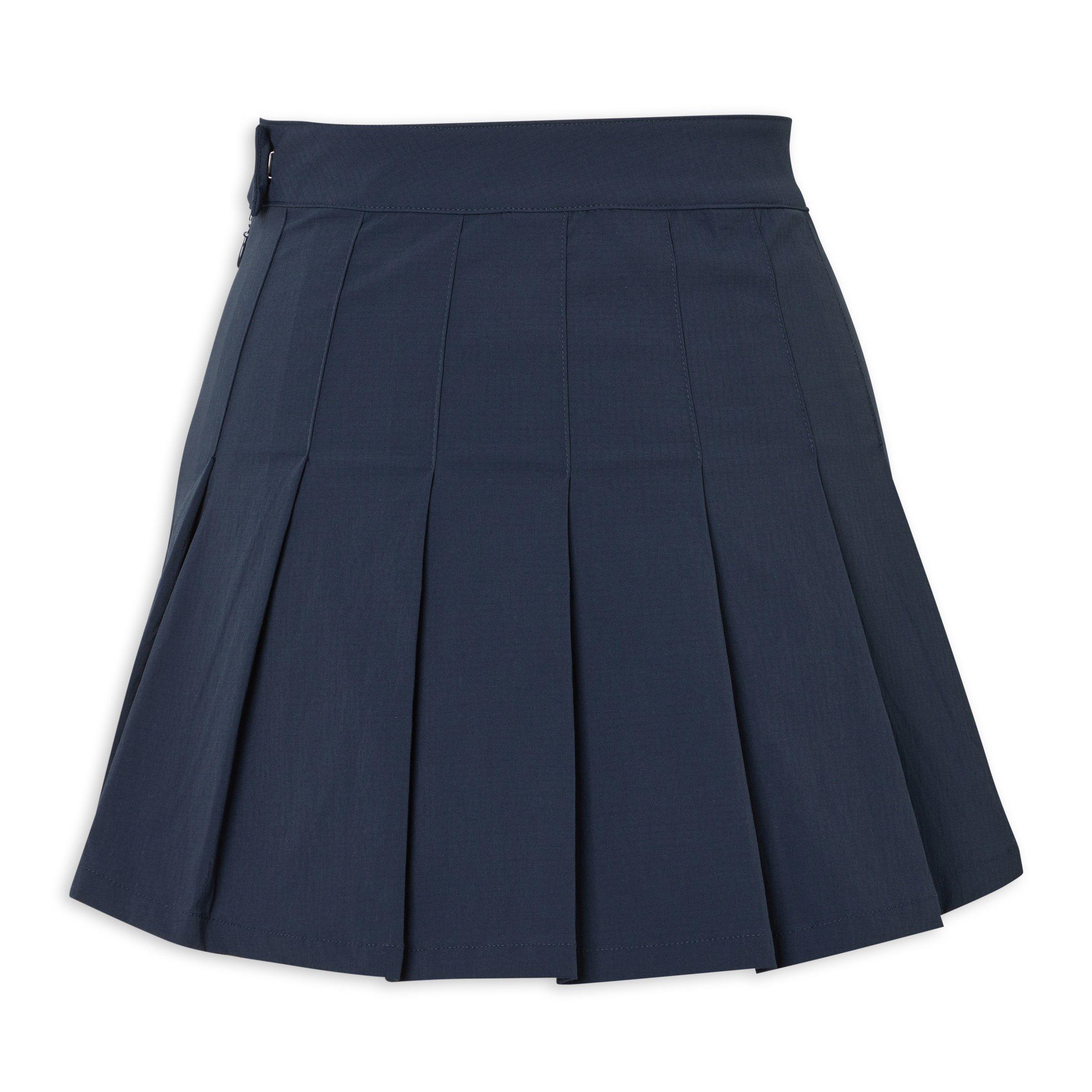 Navy Pleated Skirt (3210678) | Adidas