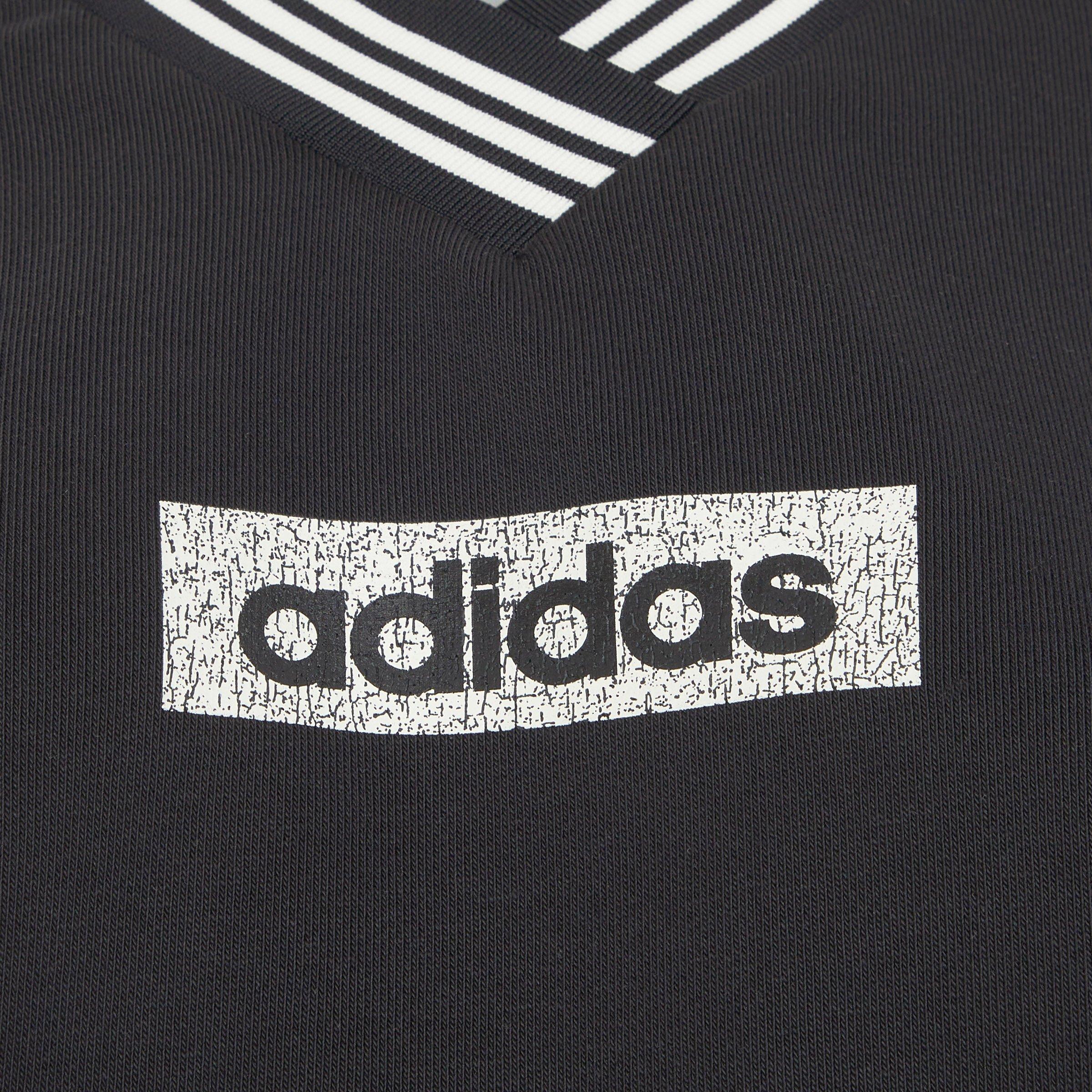 TRiDENT ジャケット Tシャツ SWEATSHIRT カレンダー Black Blocking Crewneck Sweatshirt (3210685) | Adidas