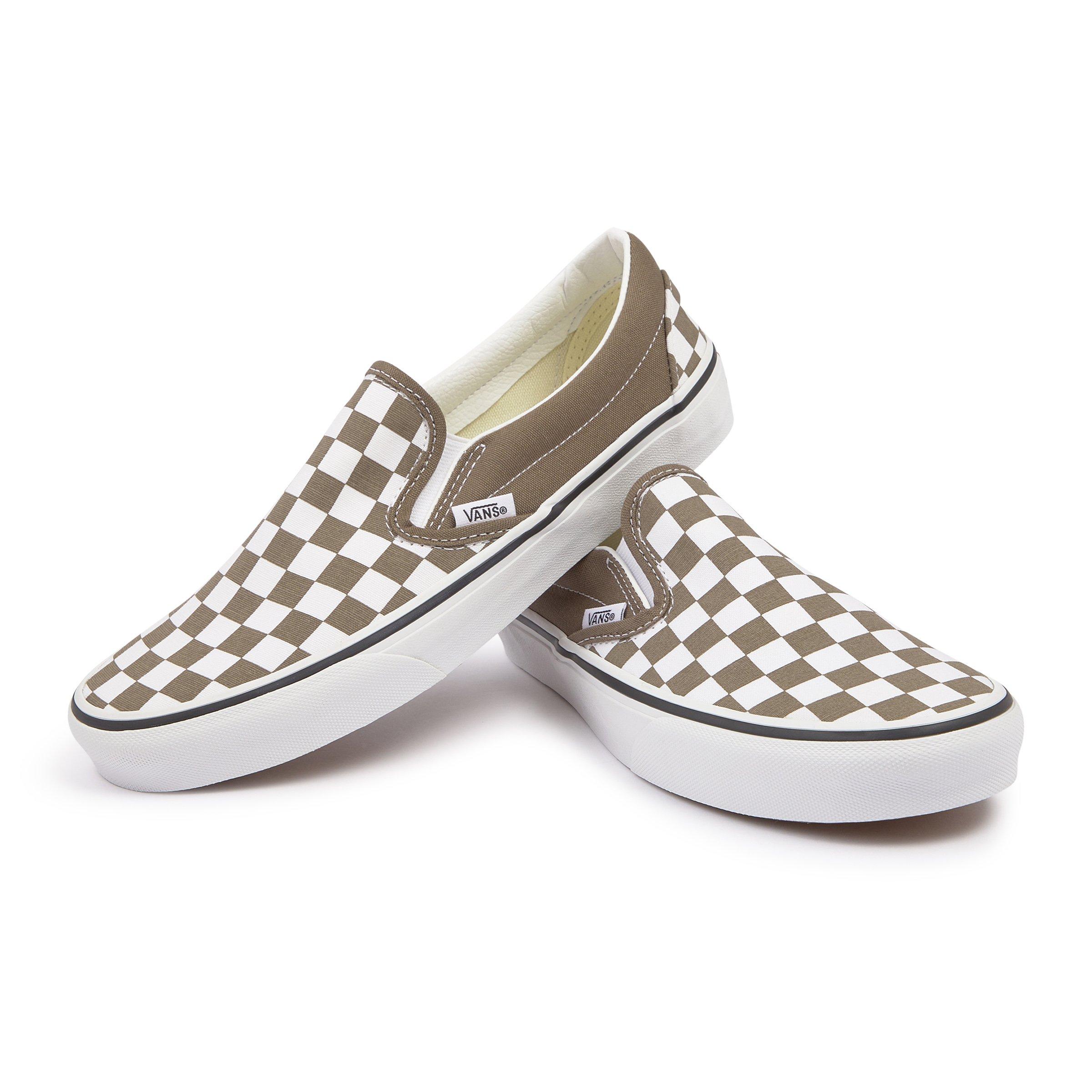 Beige Classic Slip On Sneakers (3211431) | Vans