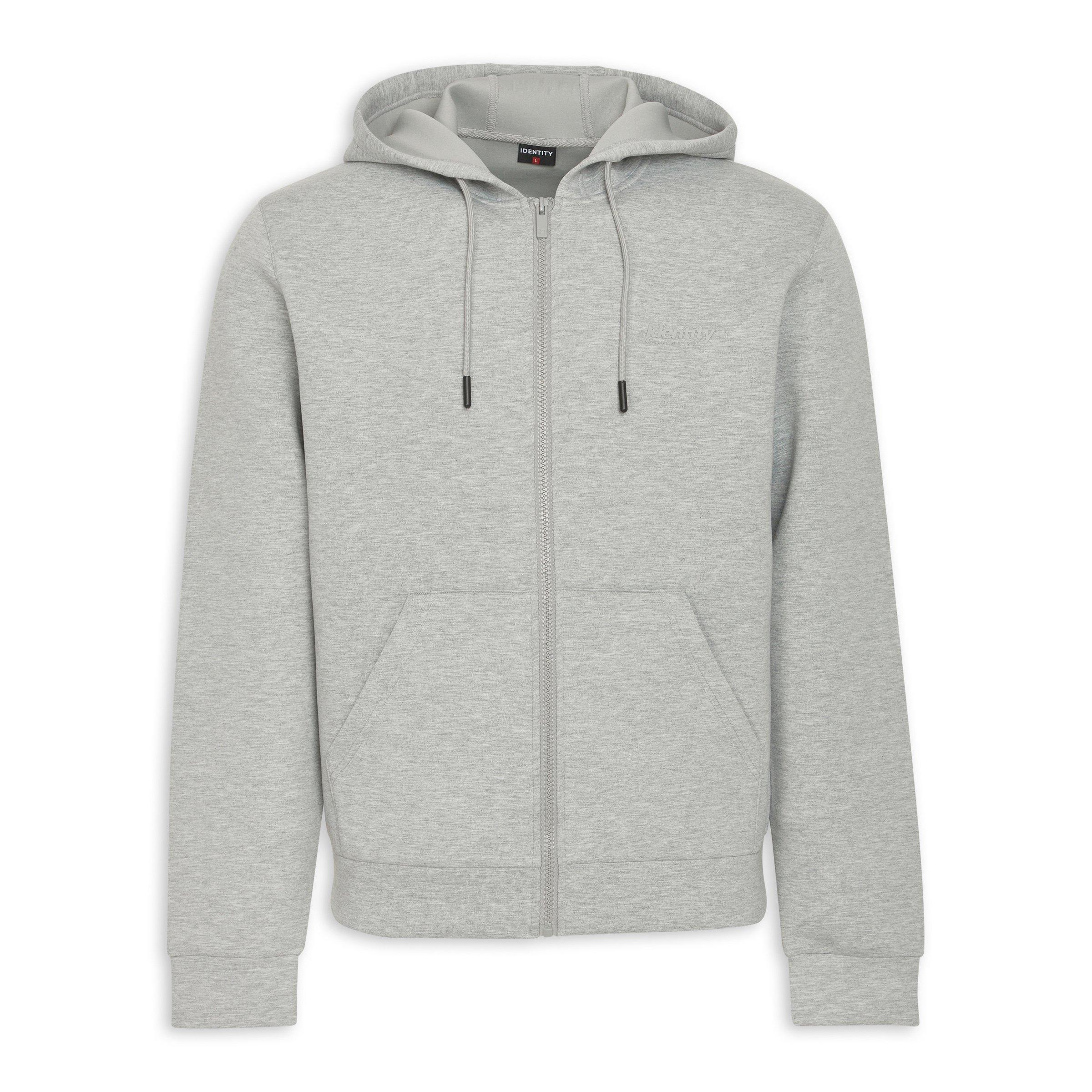 Grey Zip-through Hoodie (3211773) | Identity