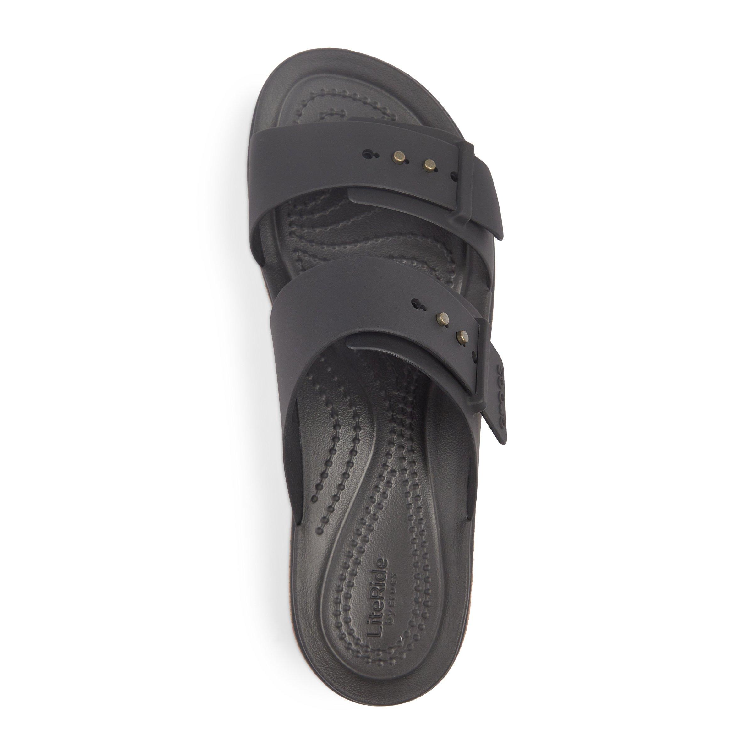 Black Brooklyn Cork Buckle Sandal (3211848) | Crocs
