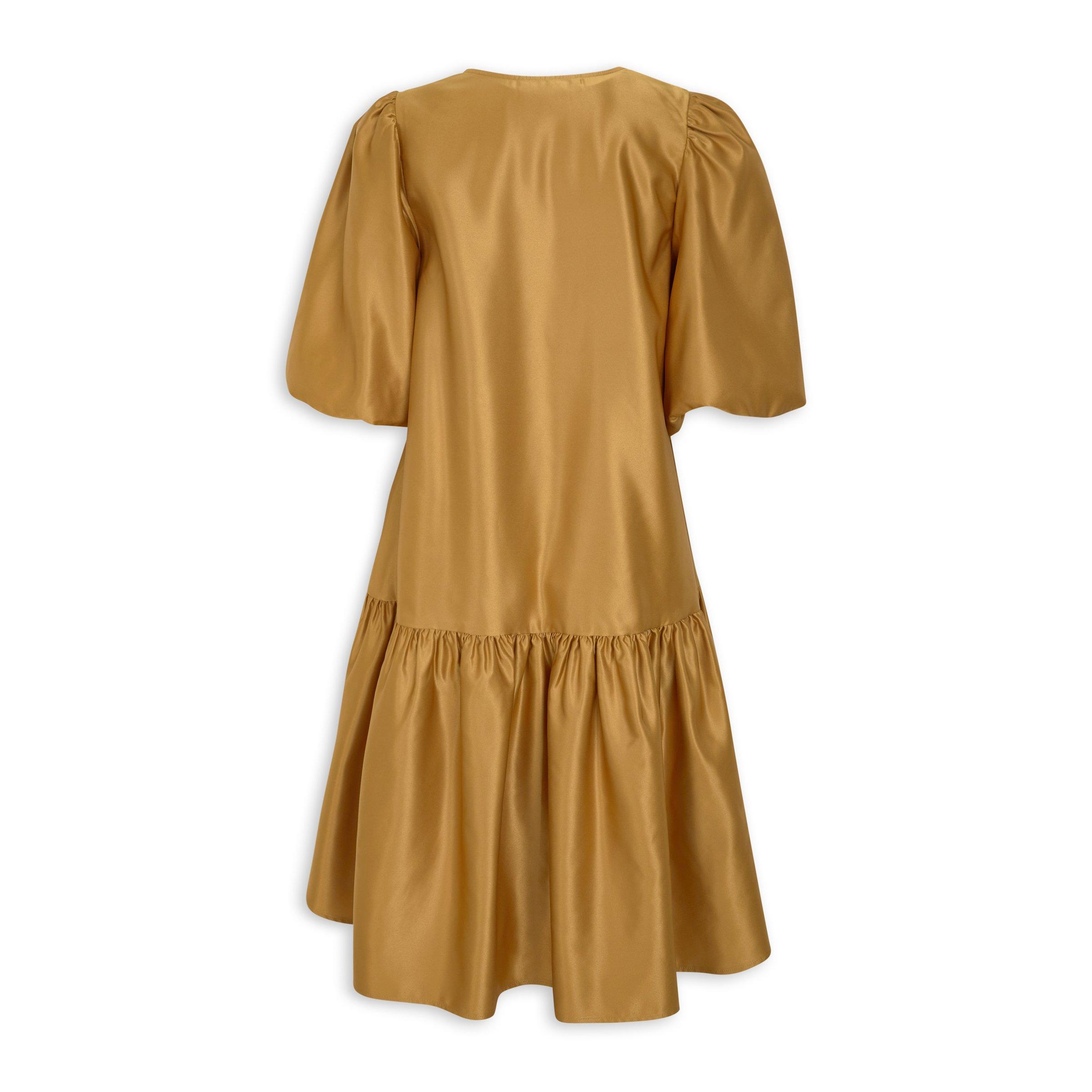 Gold Trapeze Dress (3212370) | Ginger Mary