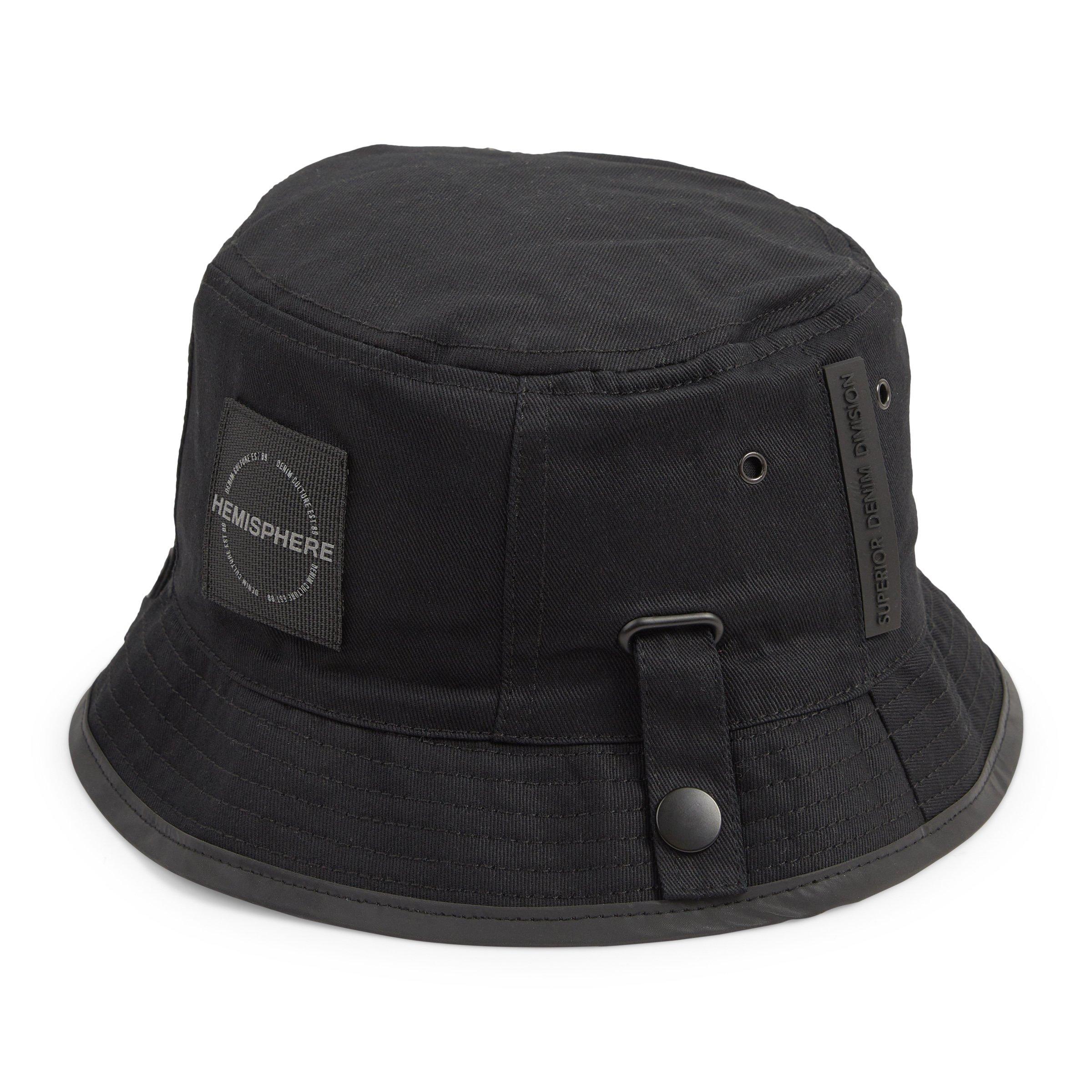 Black Short Brim Bucket Hat (3212438) | Hemisphere