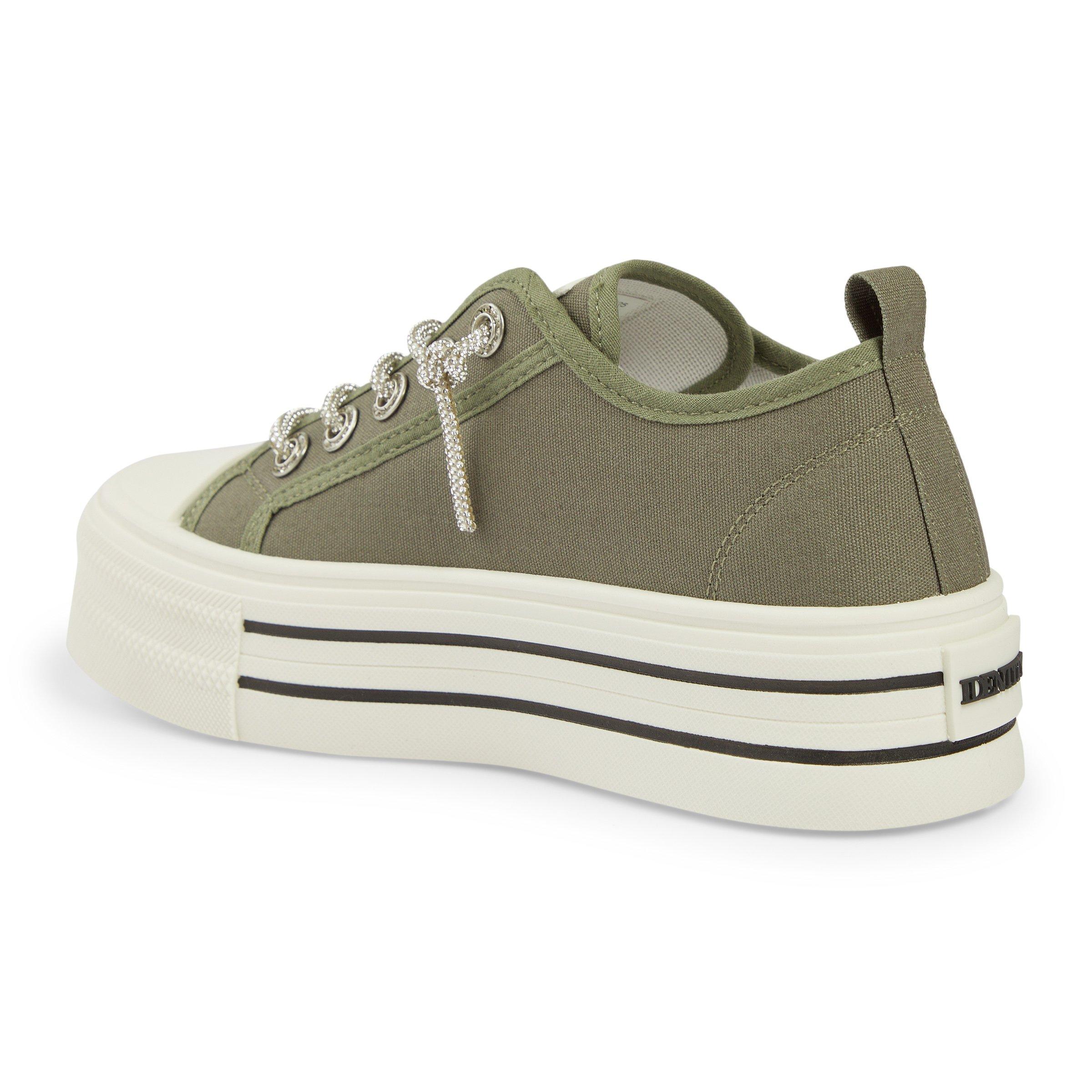 Khaki Green Platform Sneakers (3212633) | Identity