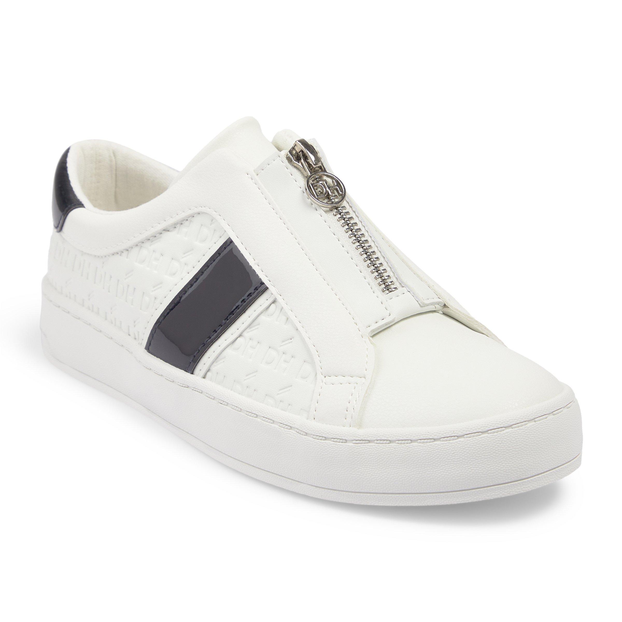White Sneakers with Zip Closure (3212768) | Daniel Hechter