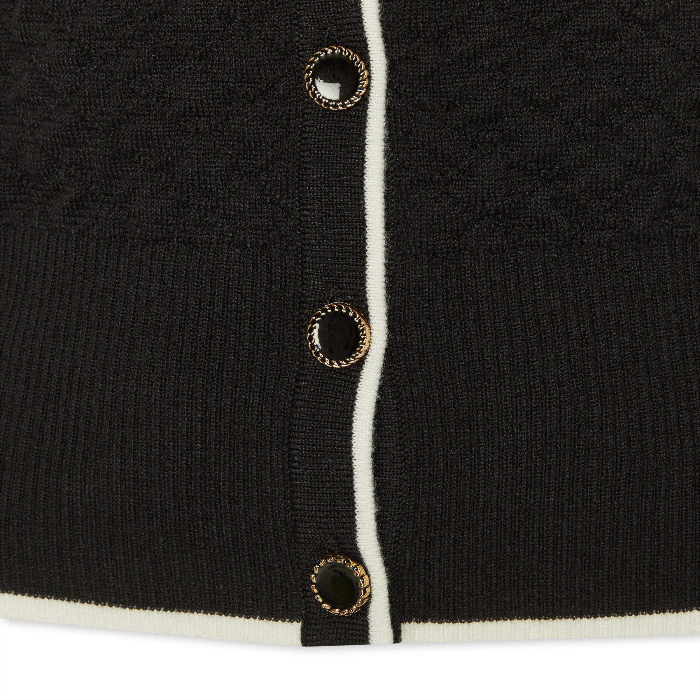 WHITE JAM SHIROSE CARDIGAN ブラック Mサイズ Black and White Cardigan (3212804) | Identity