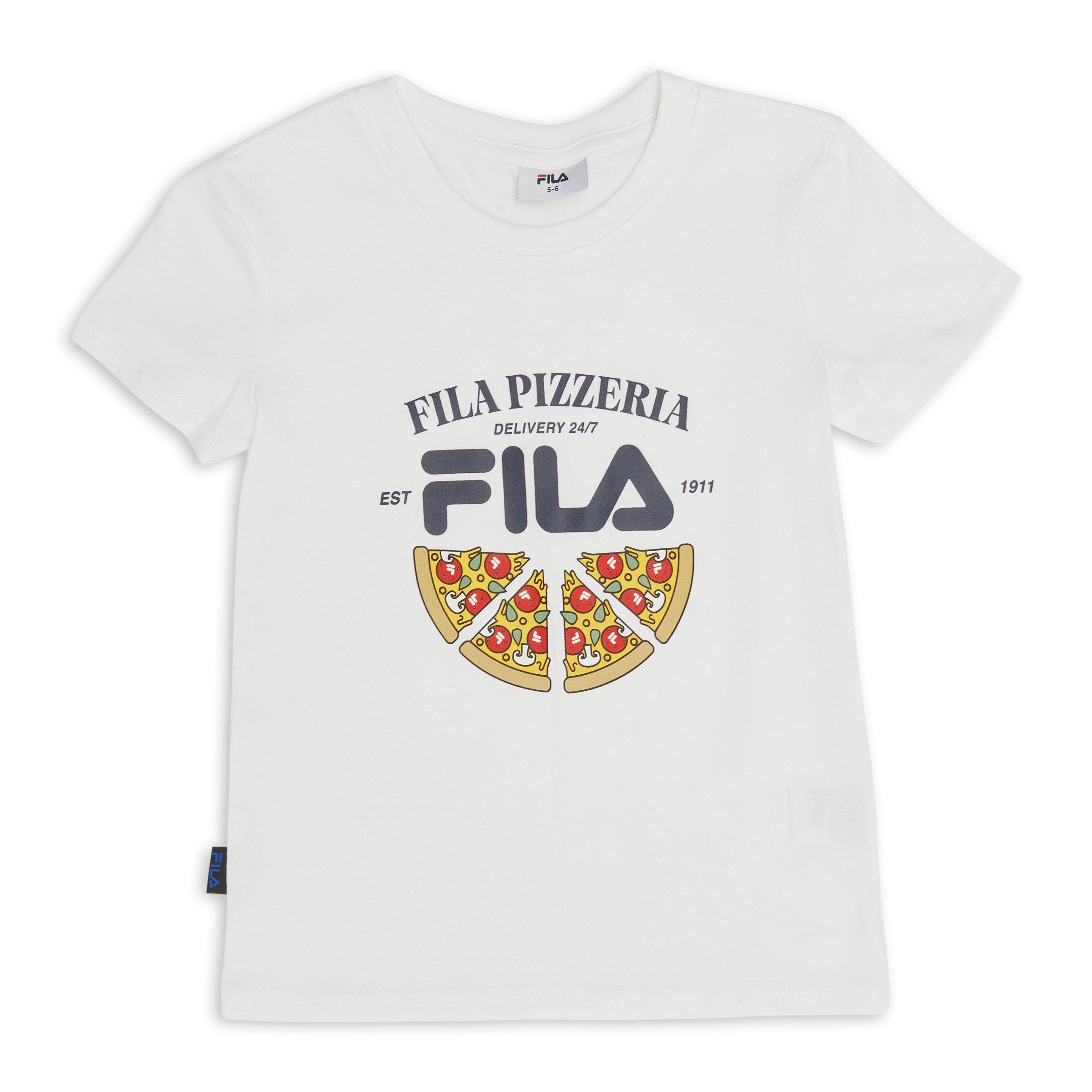 Boys White Gino T-shirt (3213239) | Fila Kids