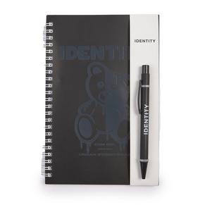 Black Notebook and Pen Set
