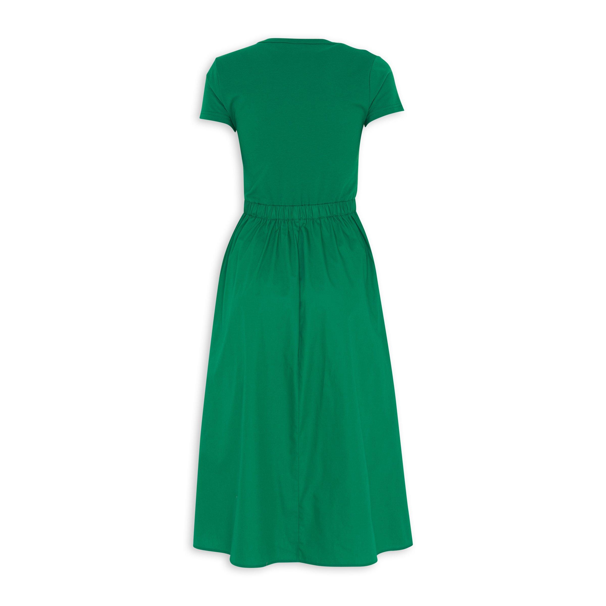 slim fit dress slacks Green Velvet Embellished Illusion Long Sleeve A-Line Midi Dress main image 0