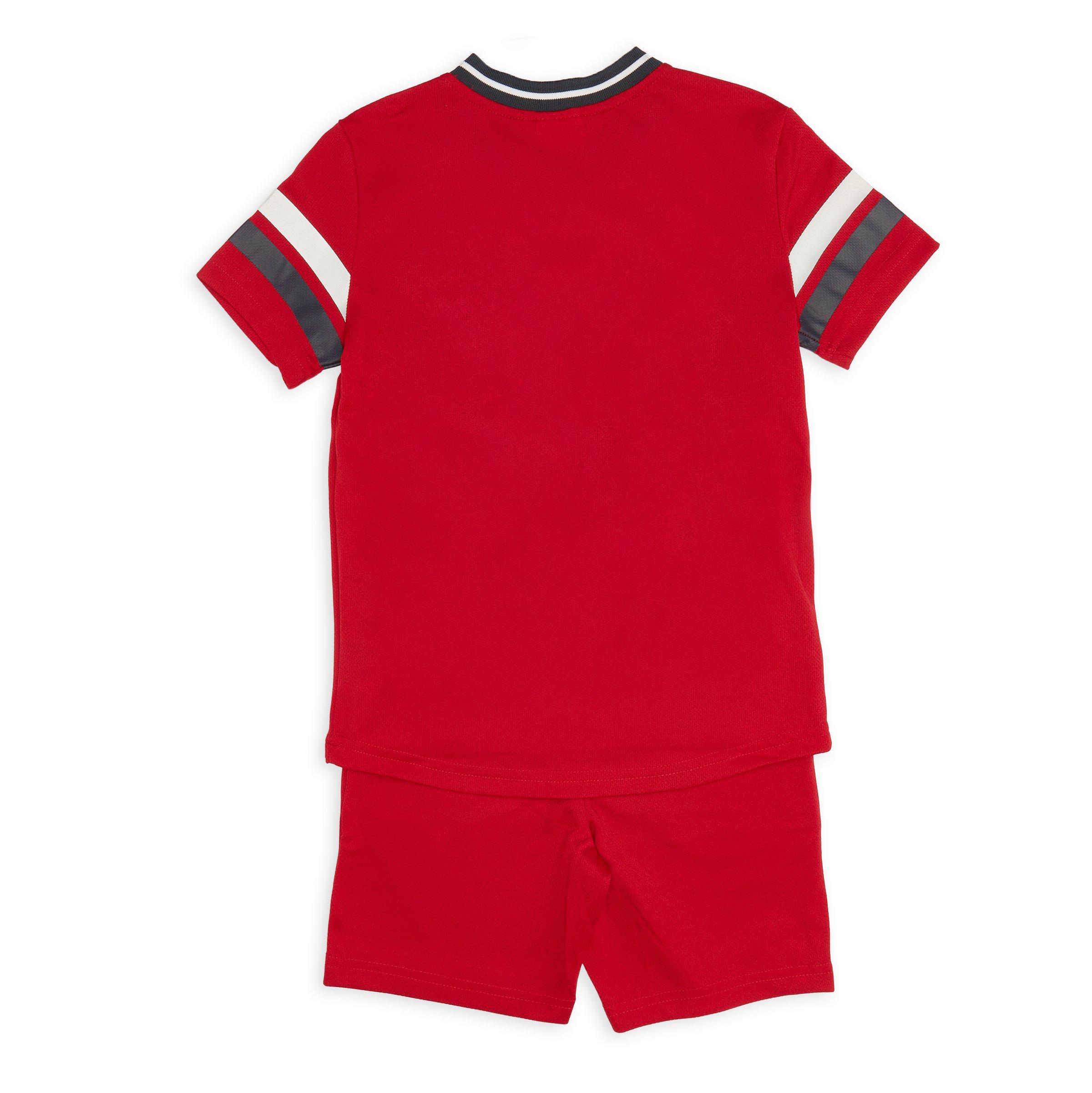 Kid Boys Red Sporty Top and Shorts Set (3214618) | Identity